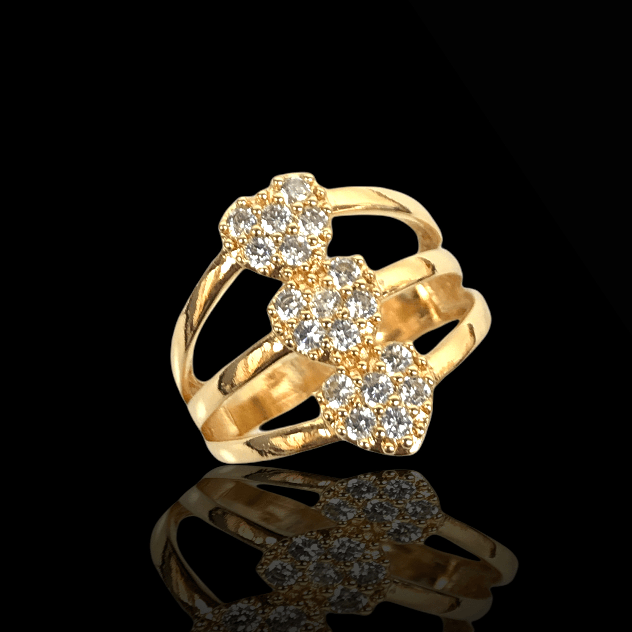 OLRA 0022 -18K Gold Filled Oro Laminado NEW, RING - KUANIA