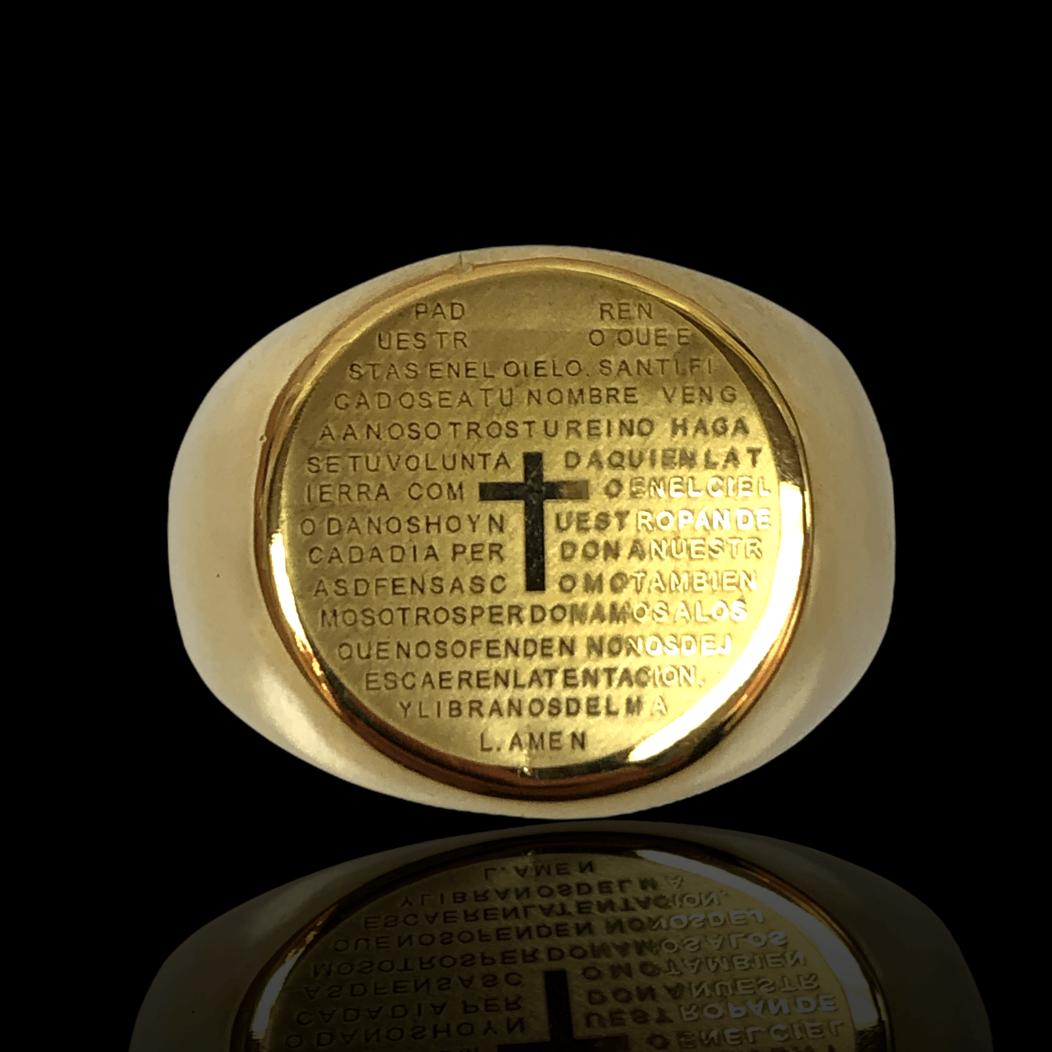 OLRA 0030 -18K Gold Filled Oro Laminado RING - KUANIA