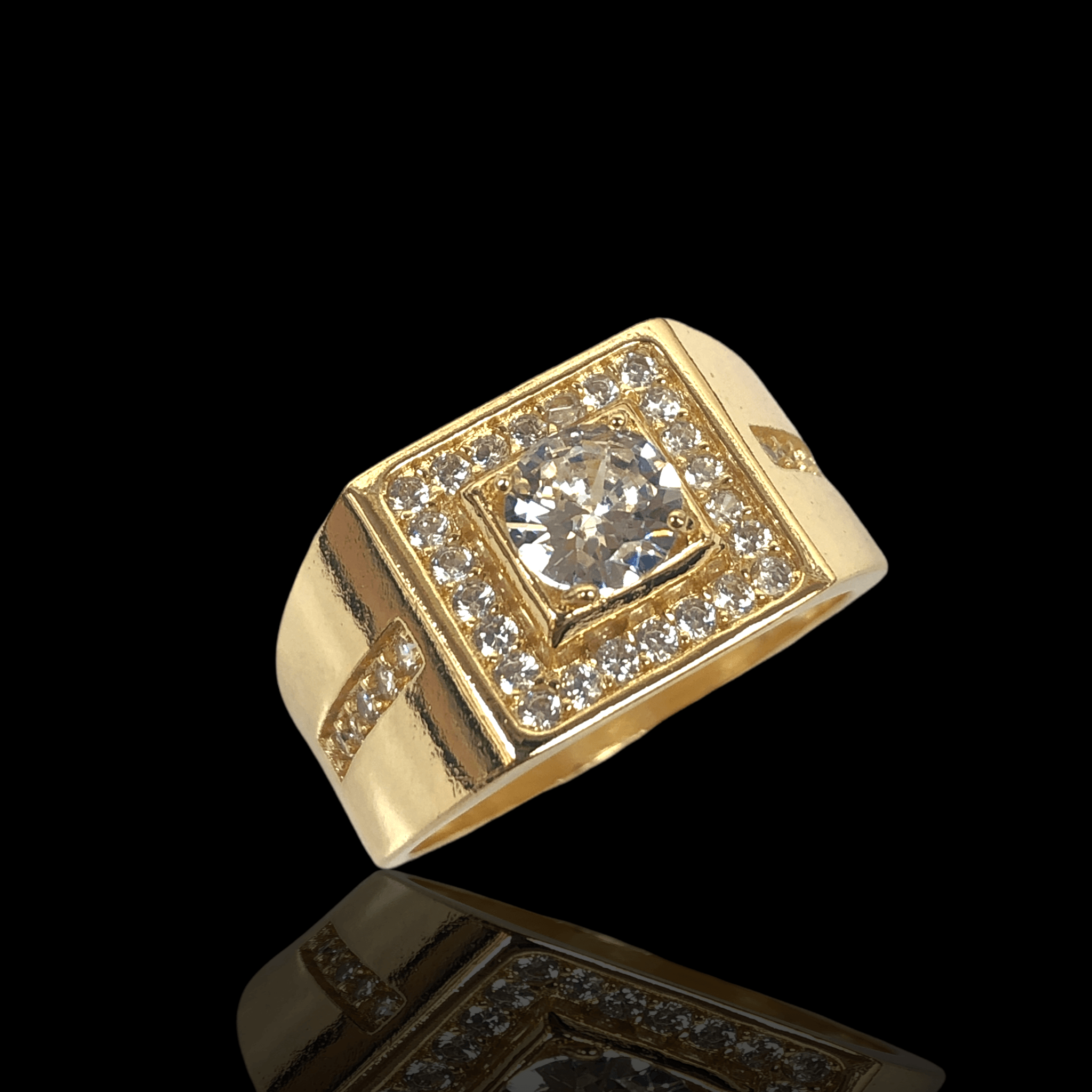 OLRA 0058 -18K Gold Filled Oro Laminado new, ring - KUANIA