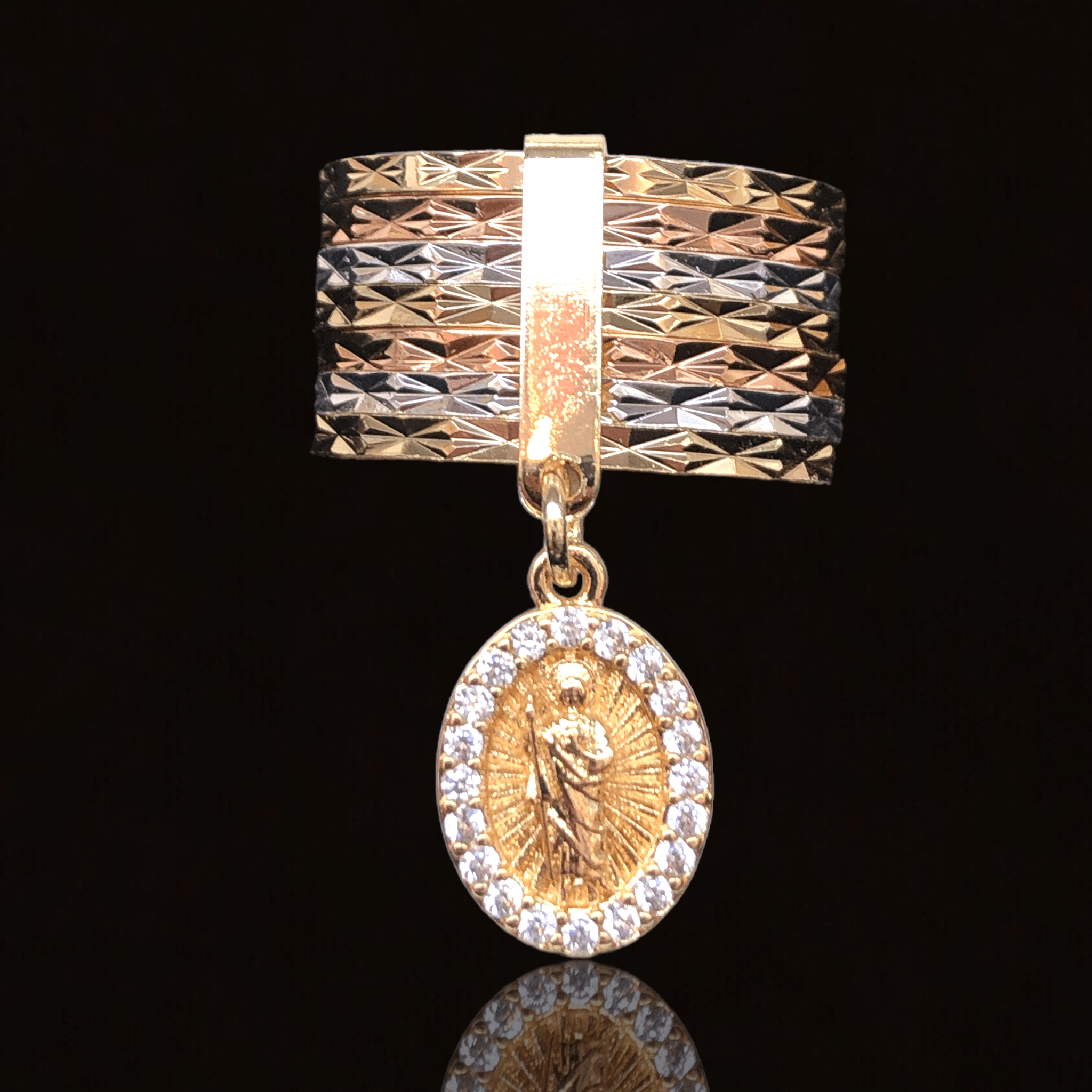 OLRA 0071 -18K Gold Filled Oro Laminado NEW, RING - KUANIA