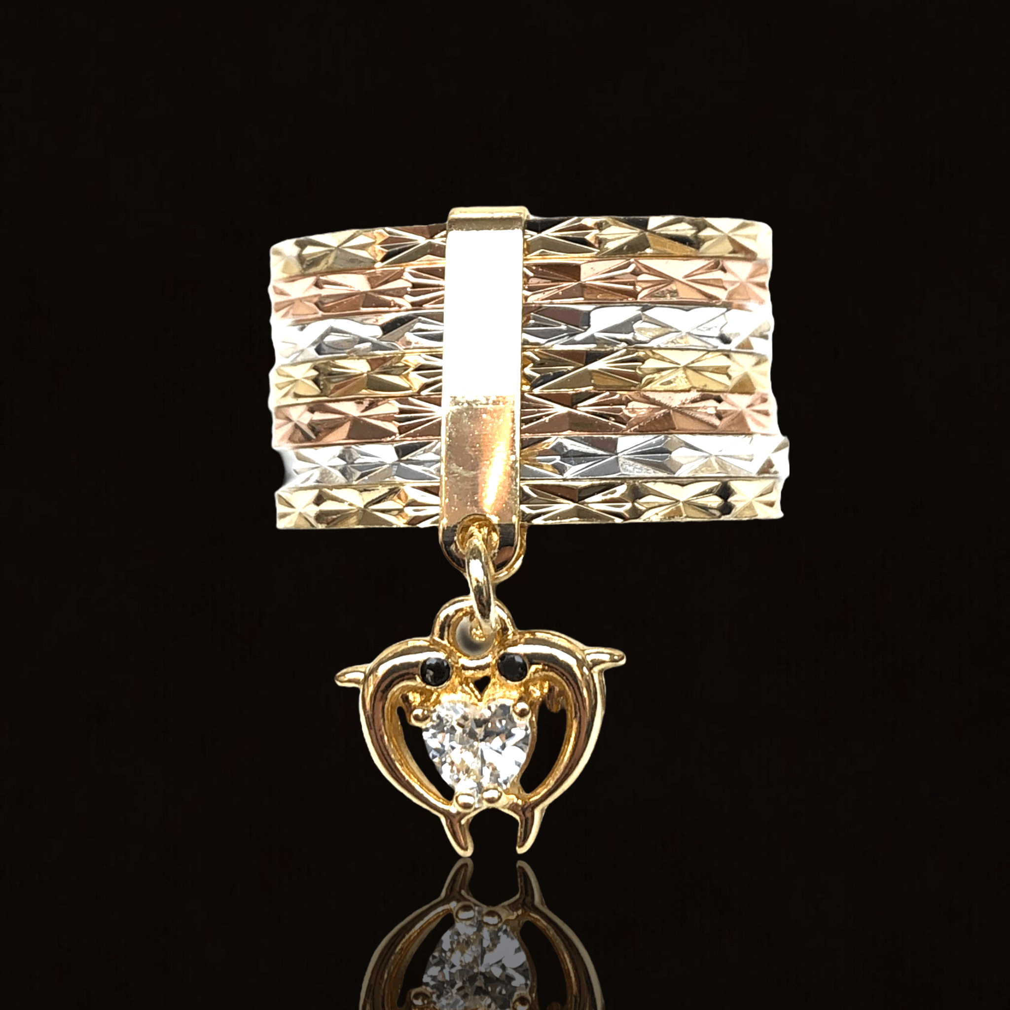 OLRA 0072 -18K Gold Filled Oro Laminado RING - KUANIA