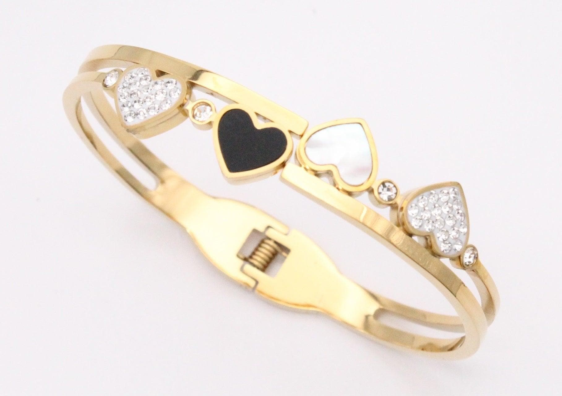 OLS 0002 -18K Gold Filled Oro Laminado BANGLE, NEW - KUANIA