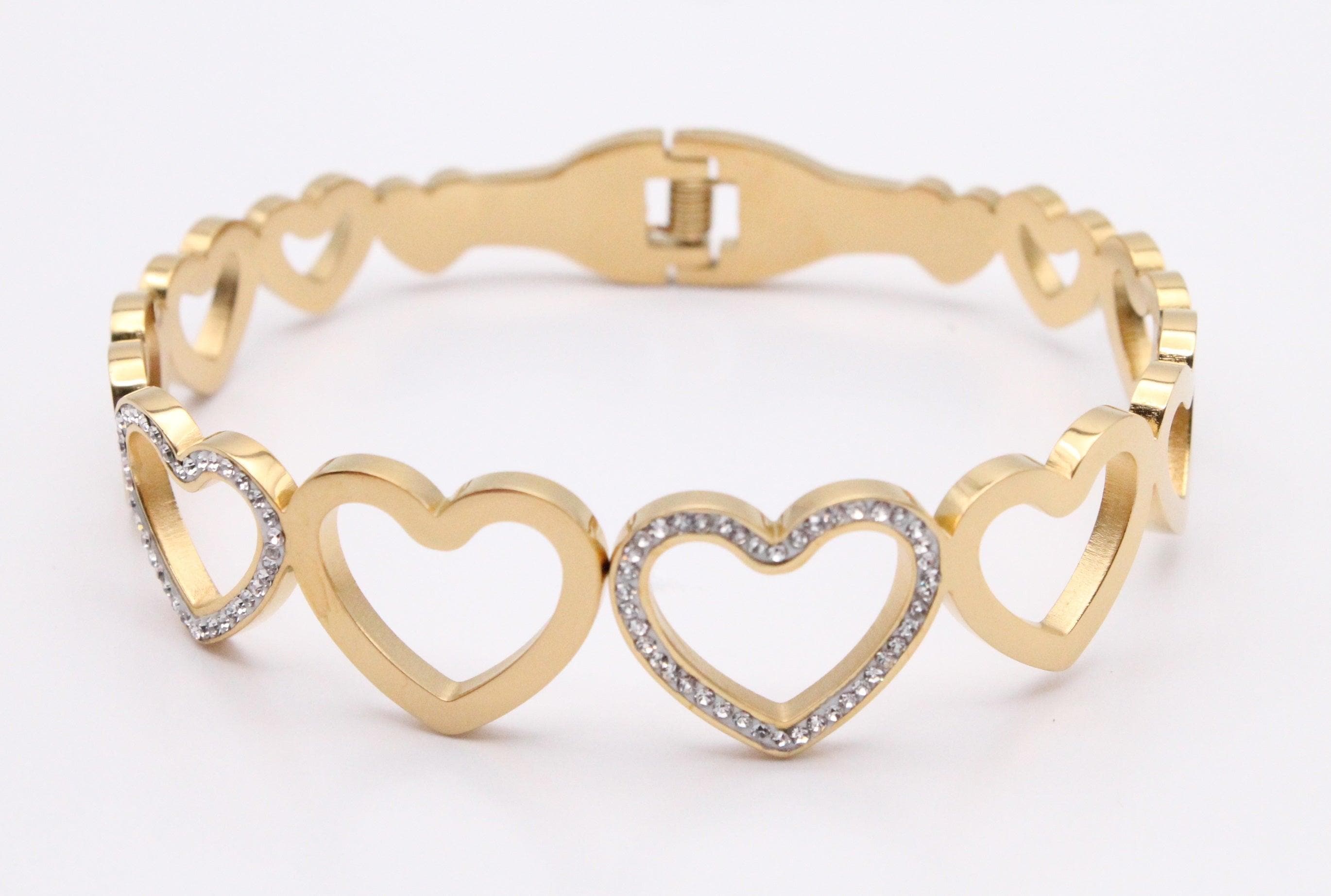 OLS 0005 -18K Gold Filled Oro Laminado BANGLE, NEW - KUANIA