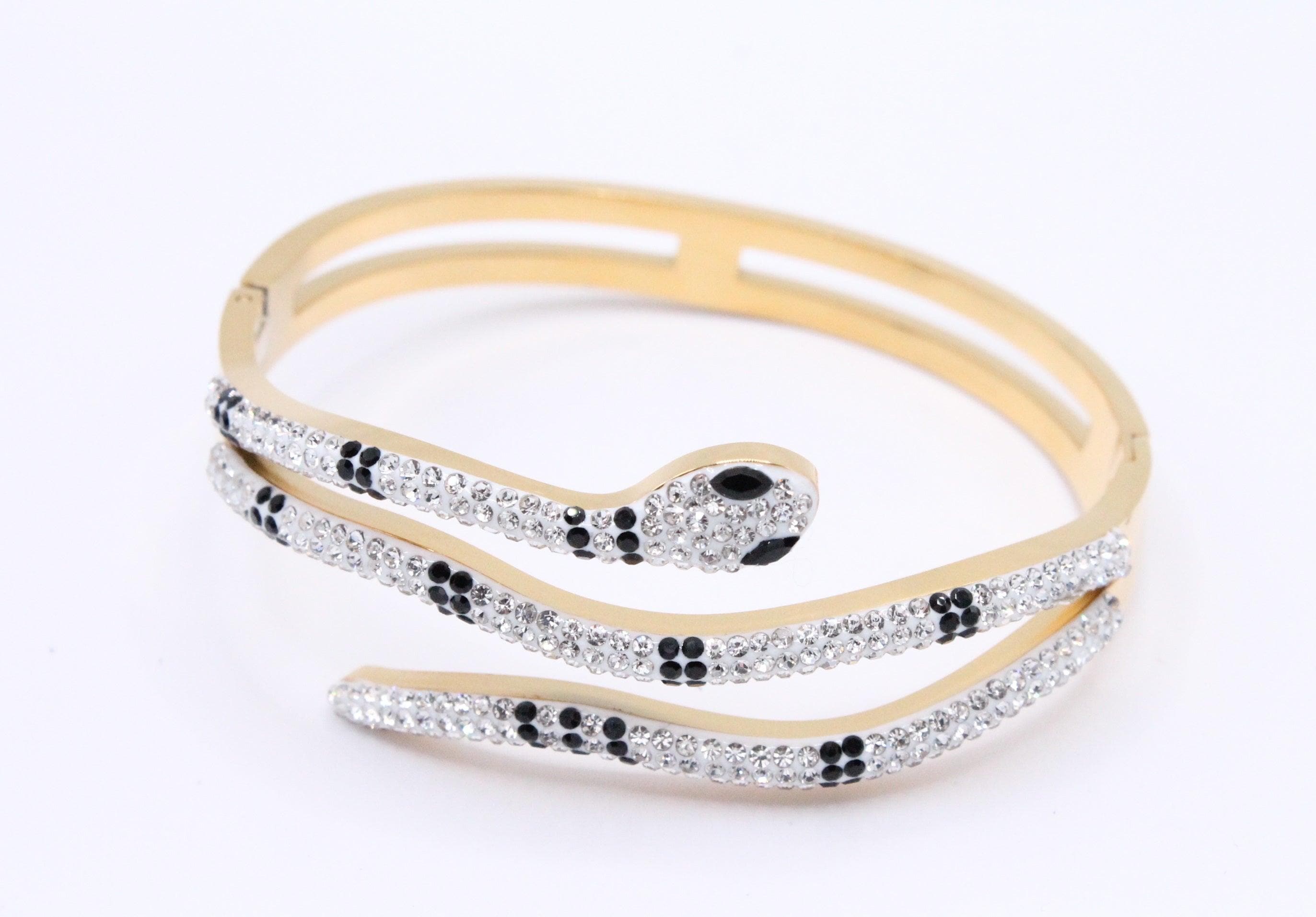 OLS 0006 -18K Gold Filled Oro Laminado BANGLE, NEW - KUANIA