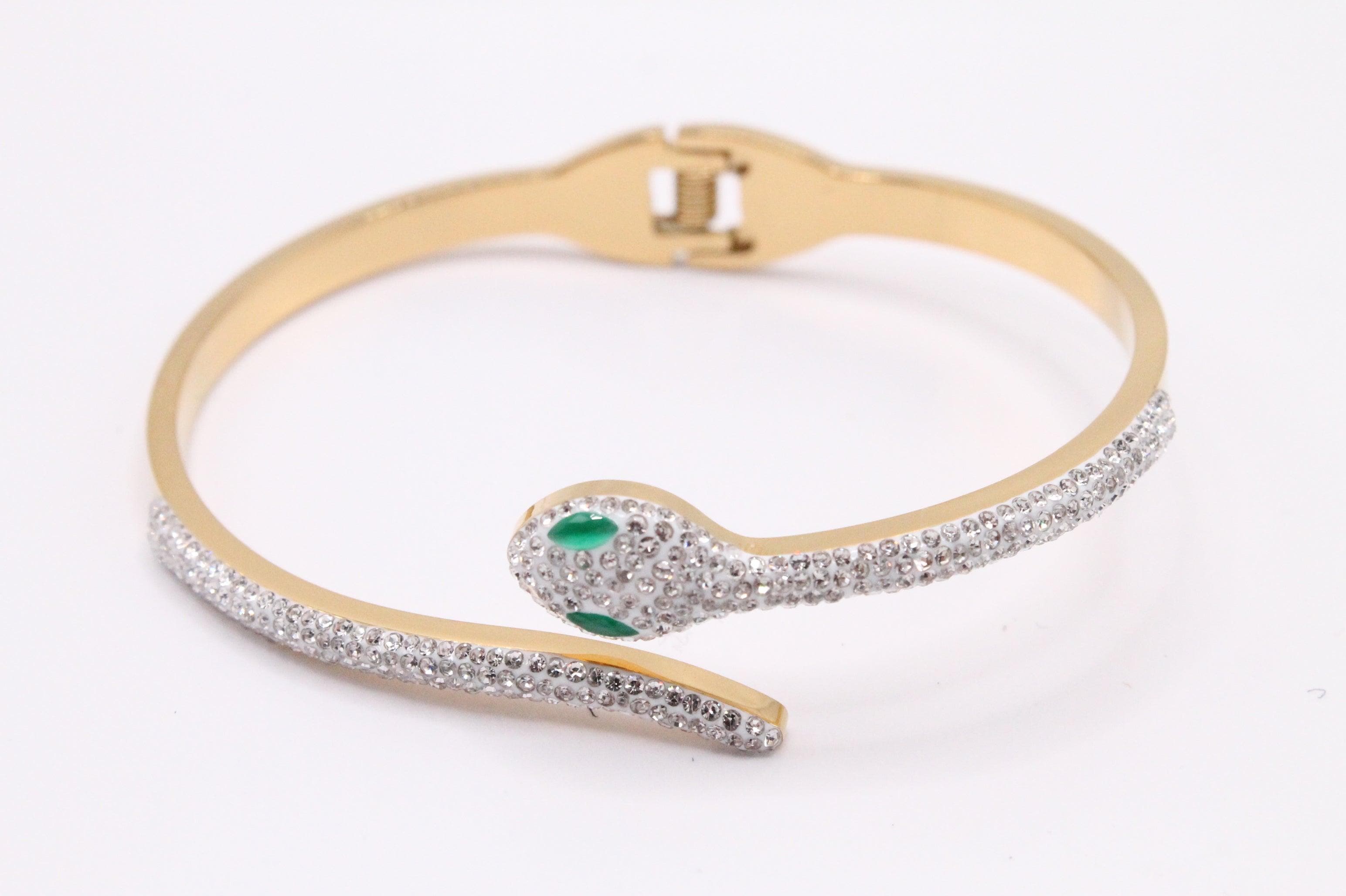 OLS 0007 -18K Gold Filled Oro Laminado BANGLE, NEW - KUANIA