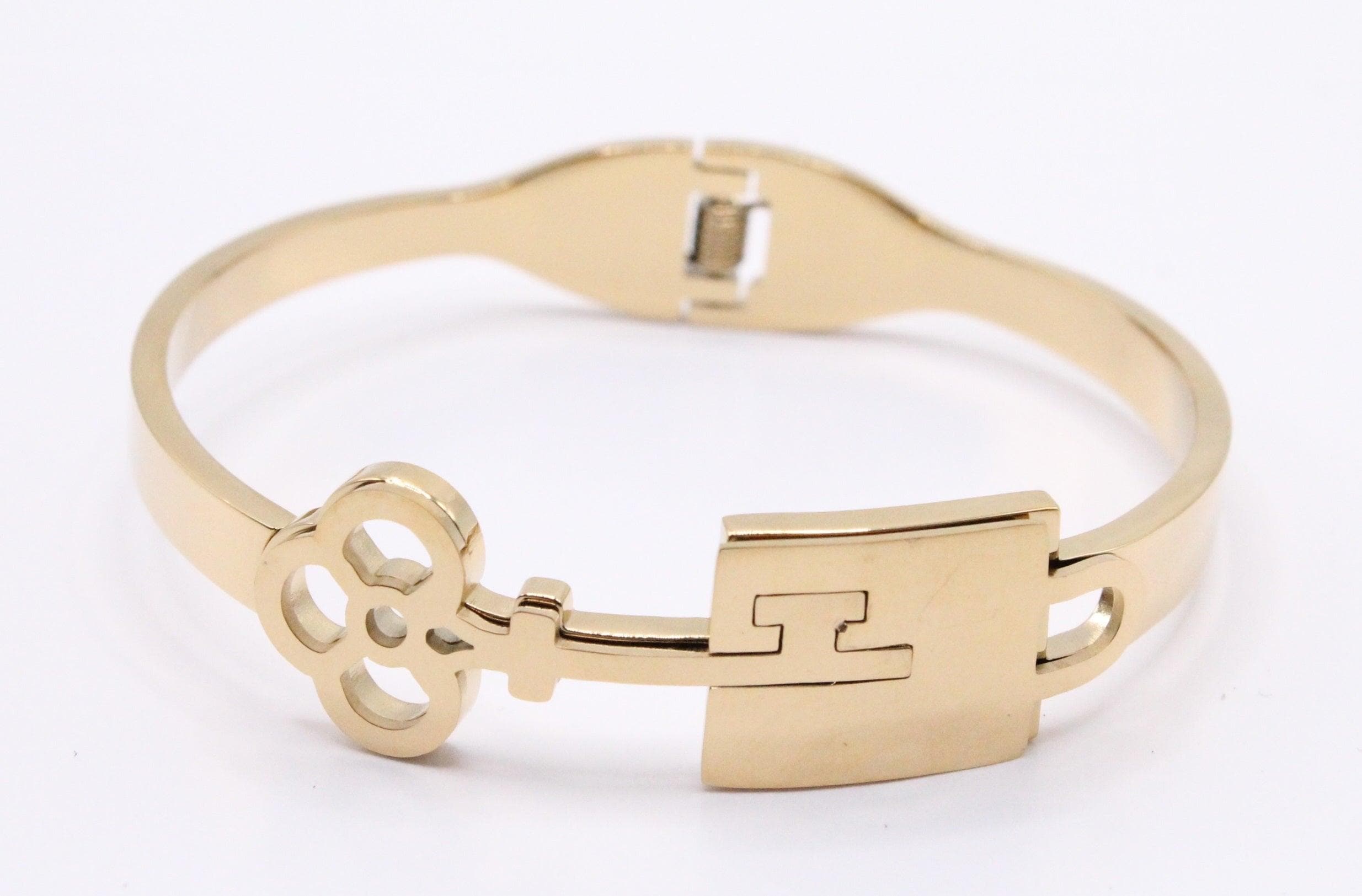 OLS 0008 -18K Gold Filled Oro Laminado BANGLE, NEW - KUANIA