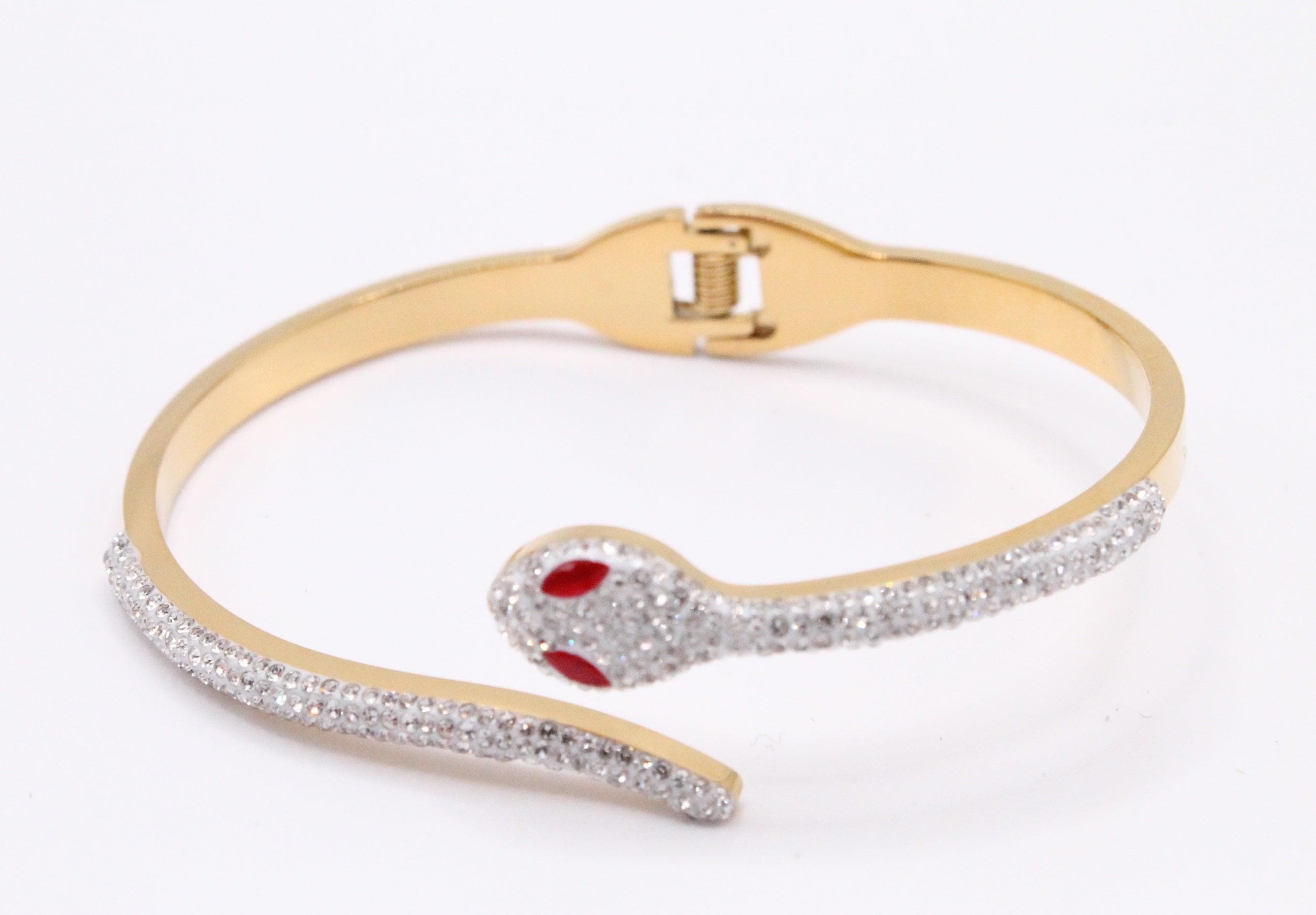OLS 0015 -18K Gold Filled Oro Laminado BANGLE, NEW - KUANIA