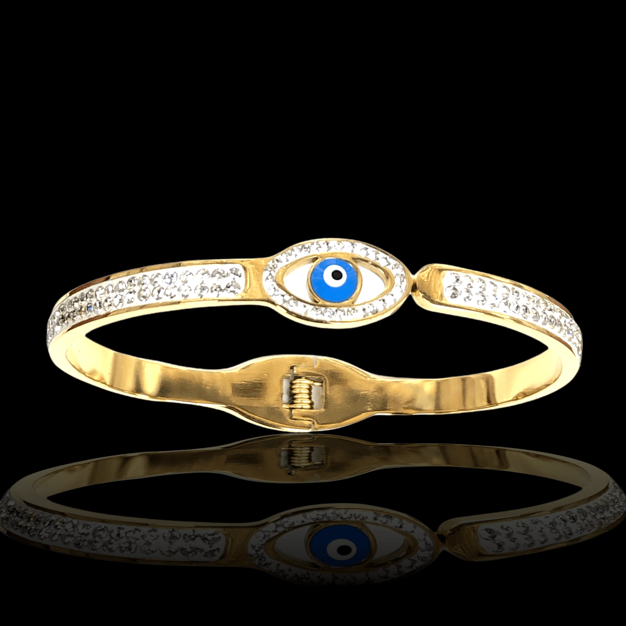 OLS 0026 -18K Gold Filled Oro Laminado BANGLE, NEW - KUANIA