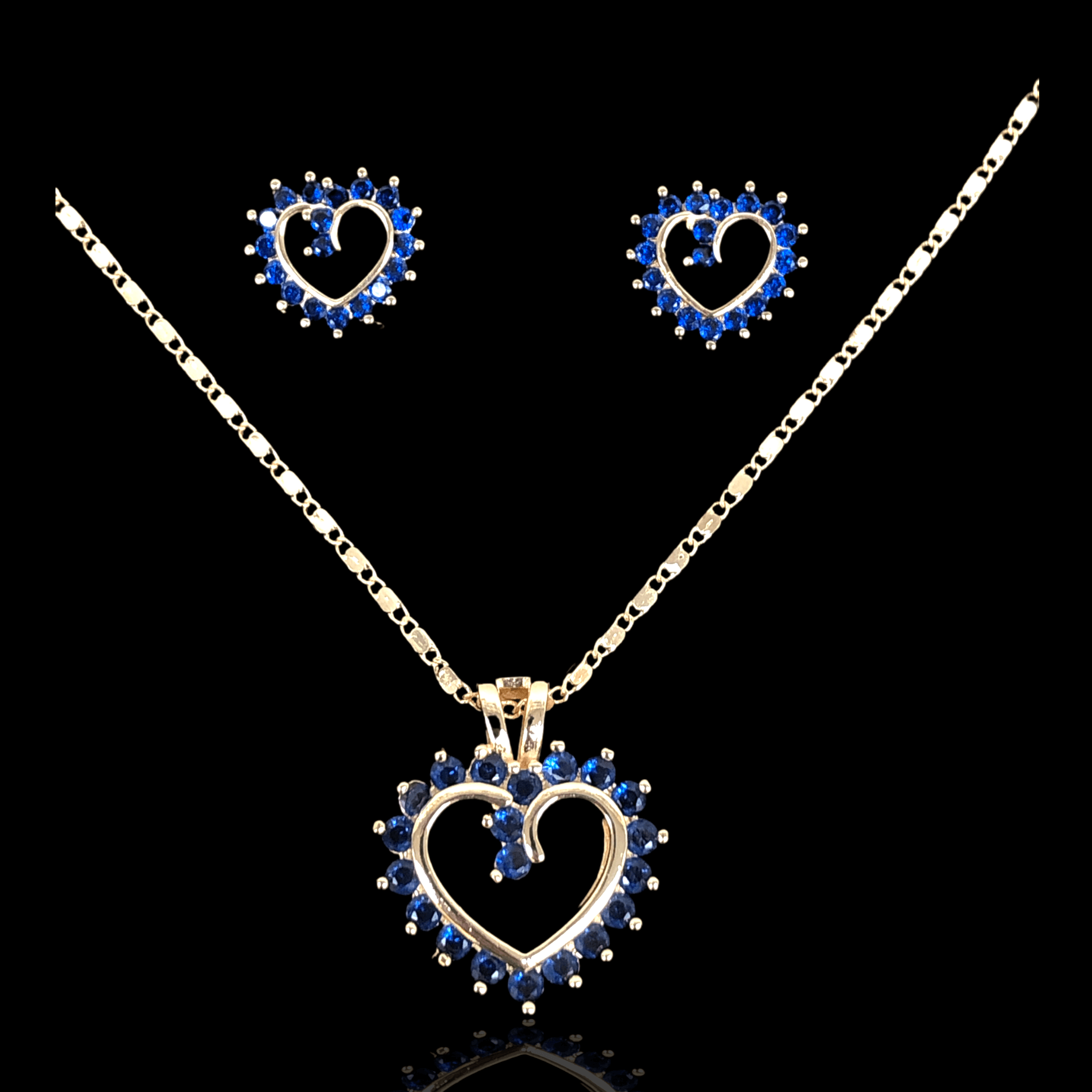 OLXS 0002 -18K Gold Filled Oro Laminado NEW, SET - KUANIA