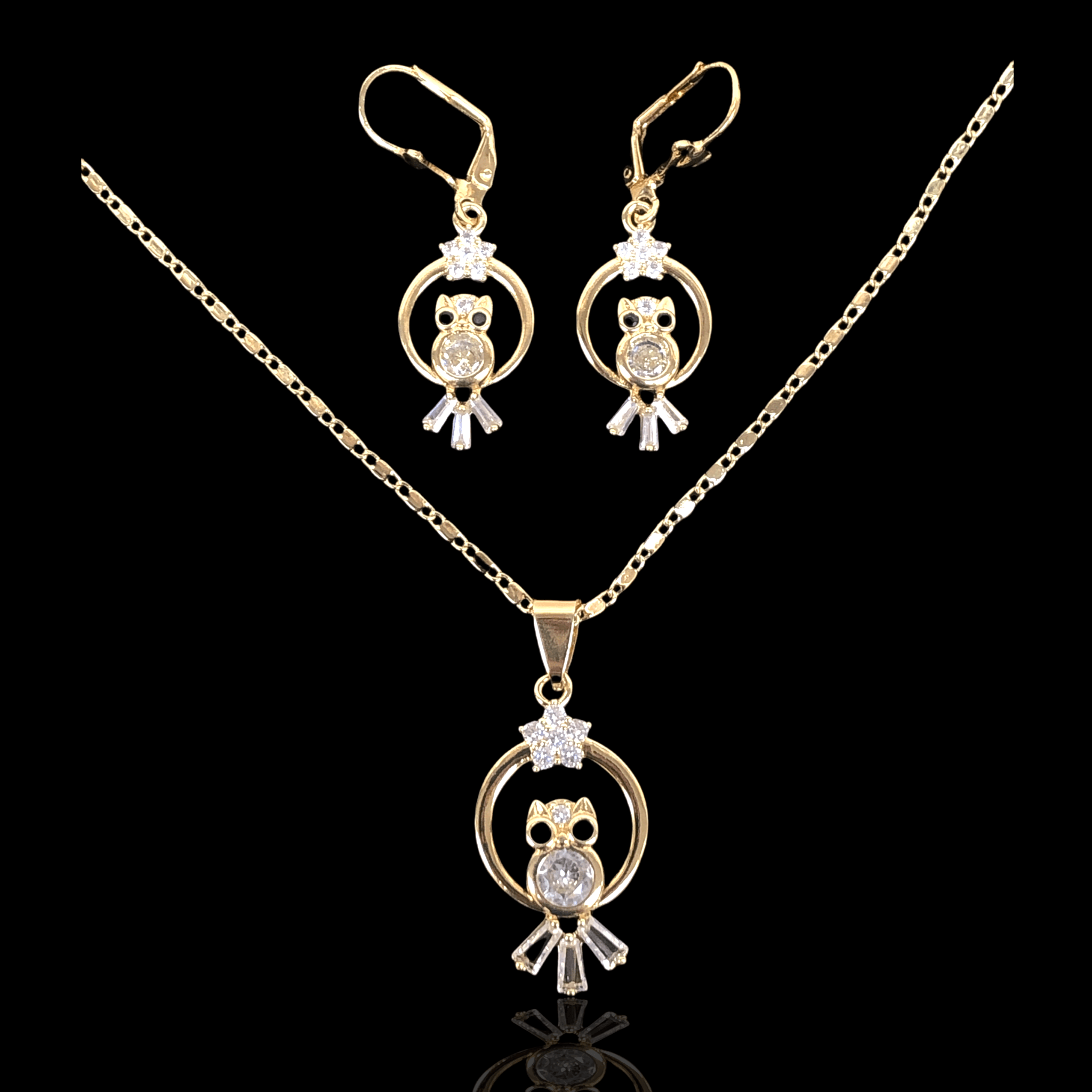 OLXS 0013 -18K Gold Filled Oro Laminado - KUANIA