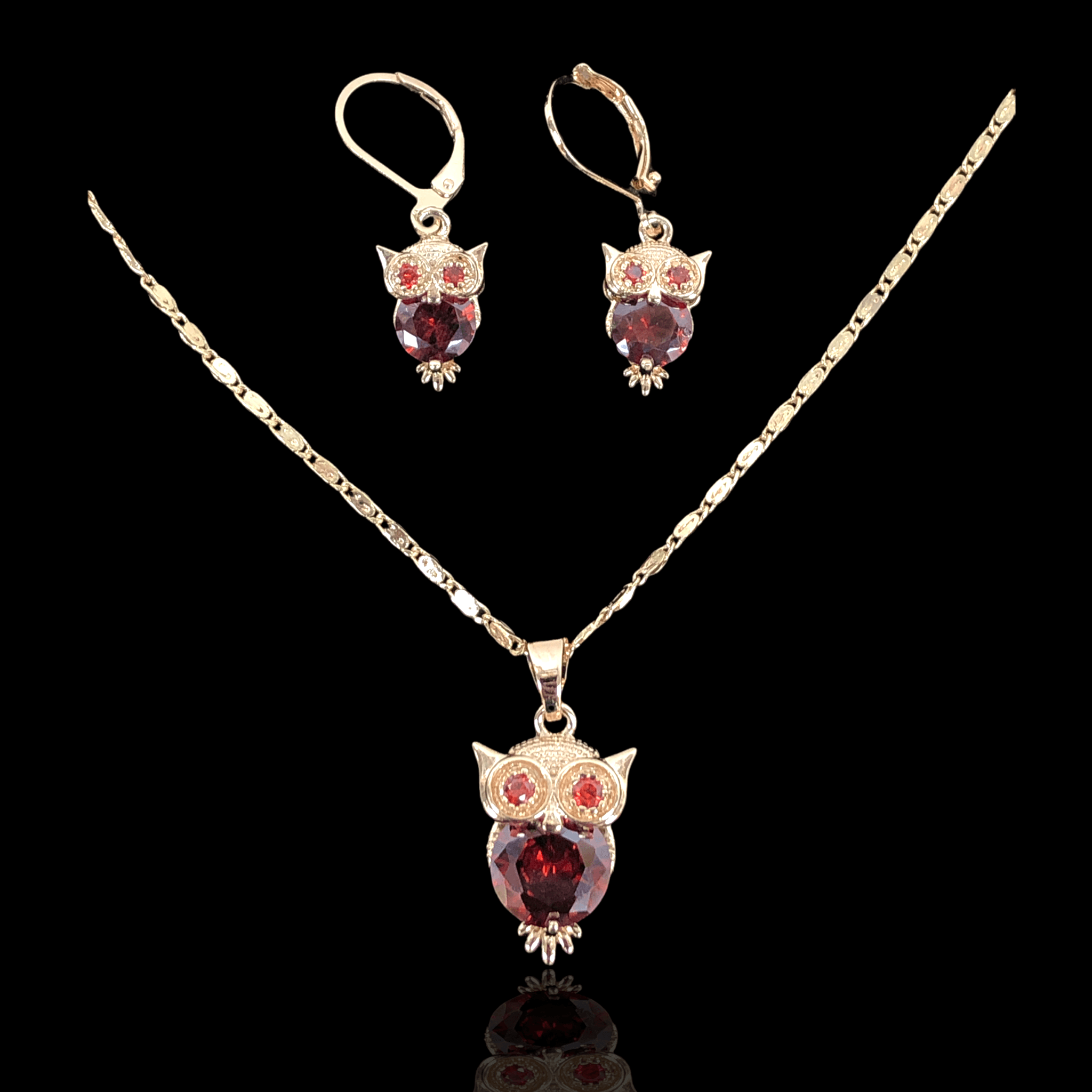 OLXS 0017 -18K Gold Filled Oro Laminado set - KUANIA