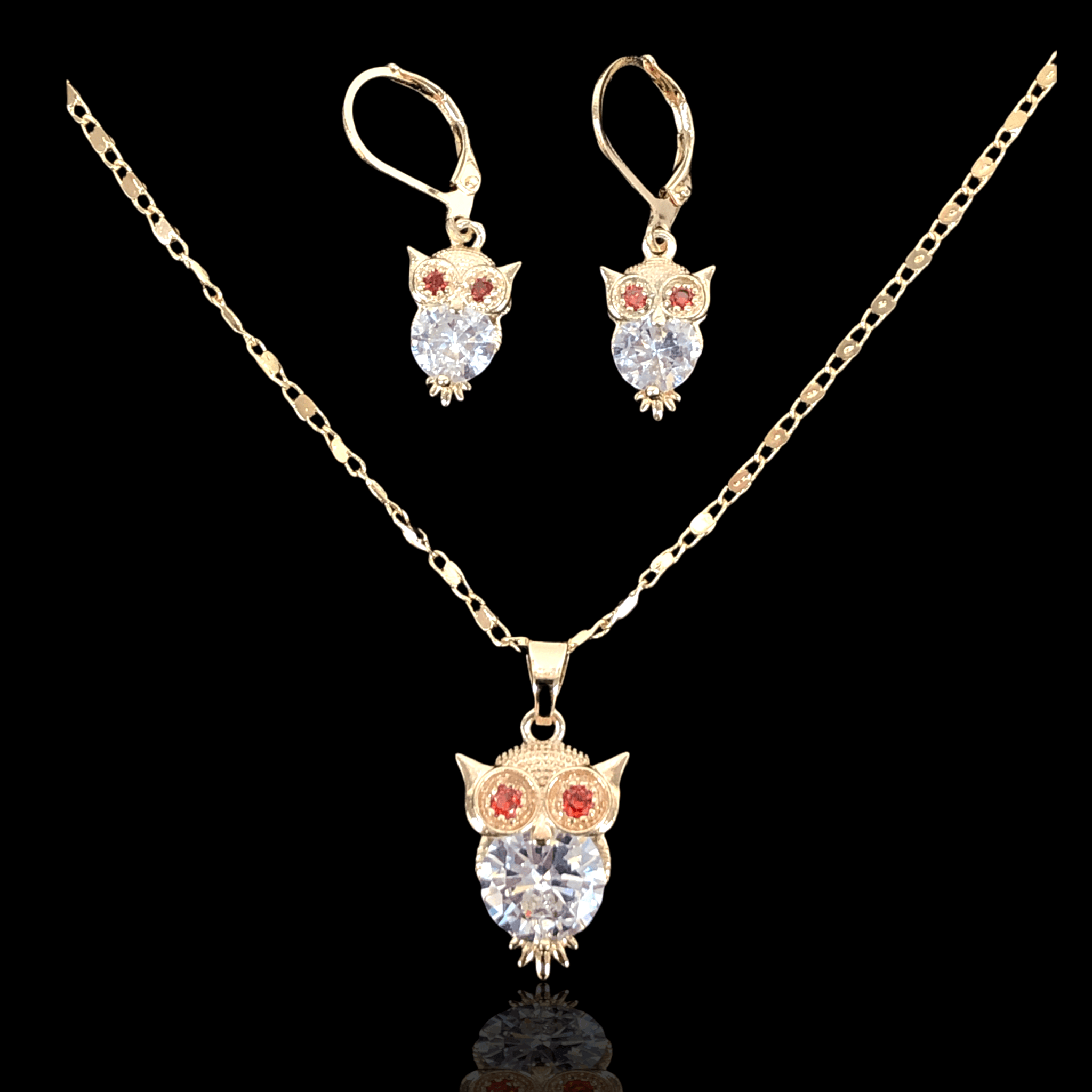 OLXS 0017 -18K Gold Filled Oro Laminado set - KUANIA