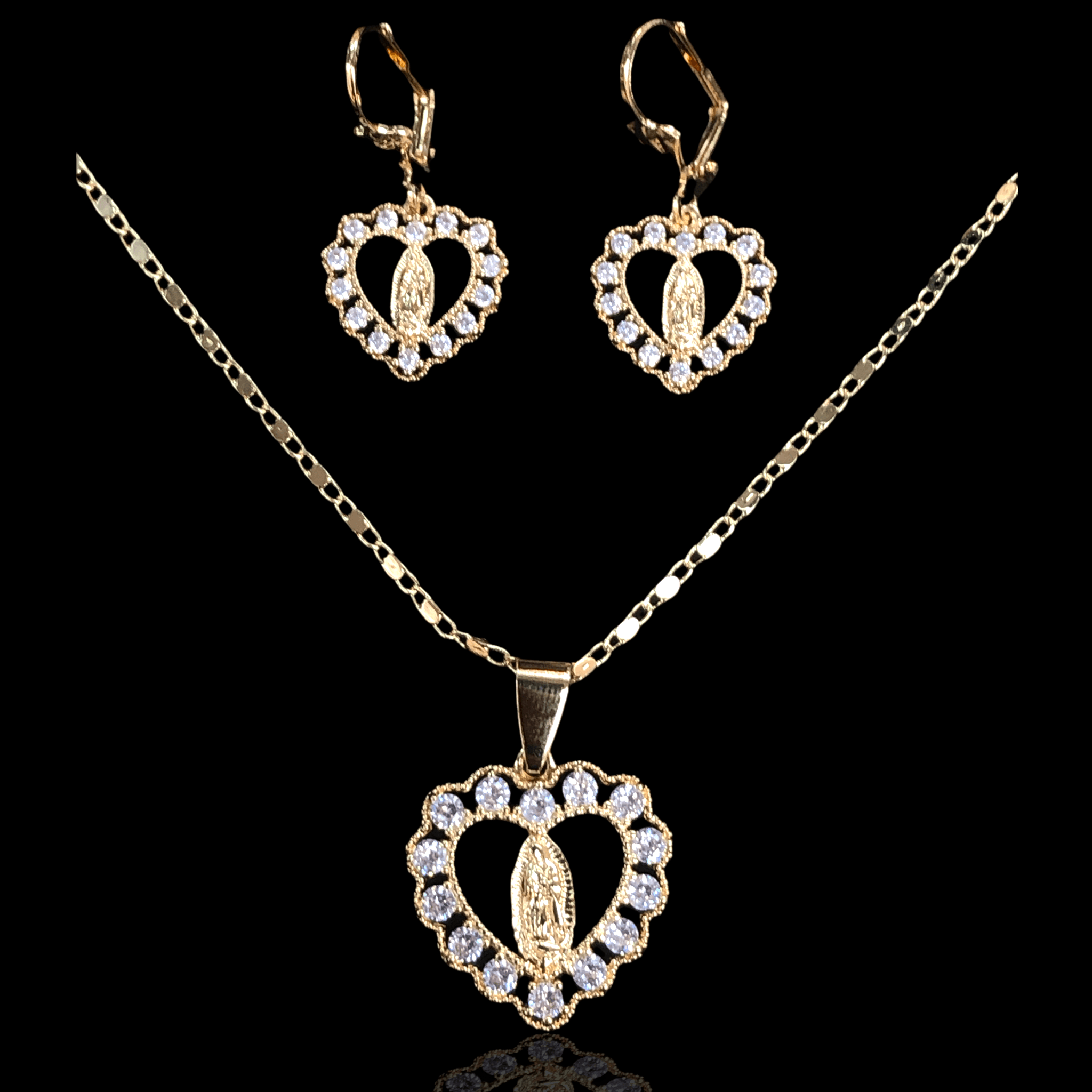 OLXS 0018 -18K Gold Filled Oro Laminado SET - KUANIA