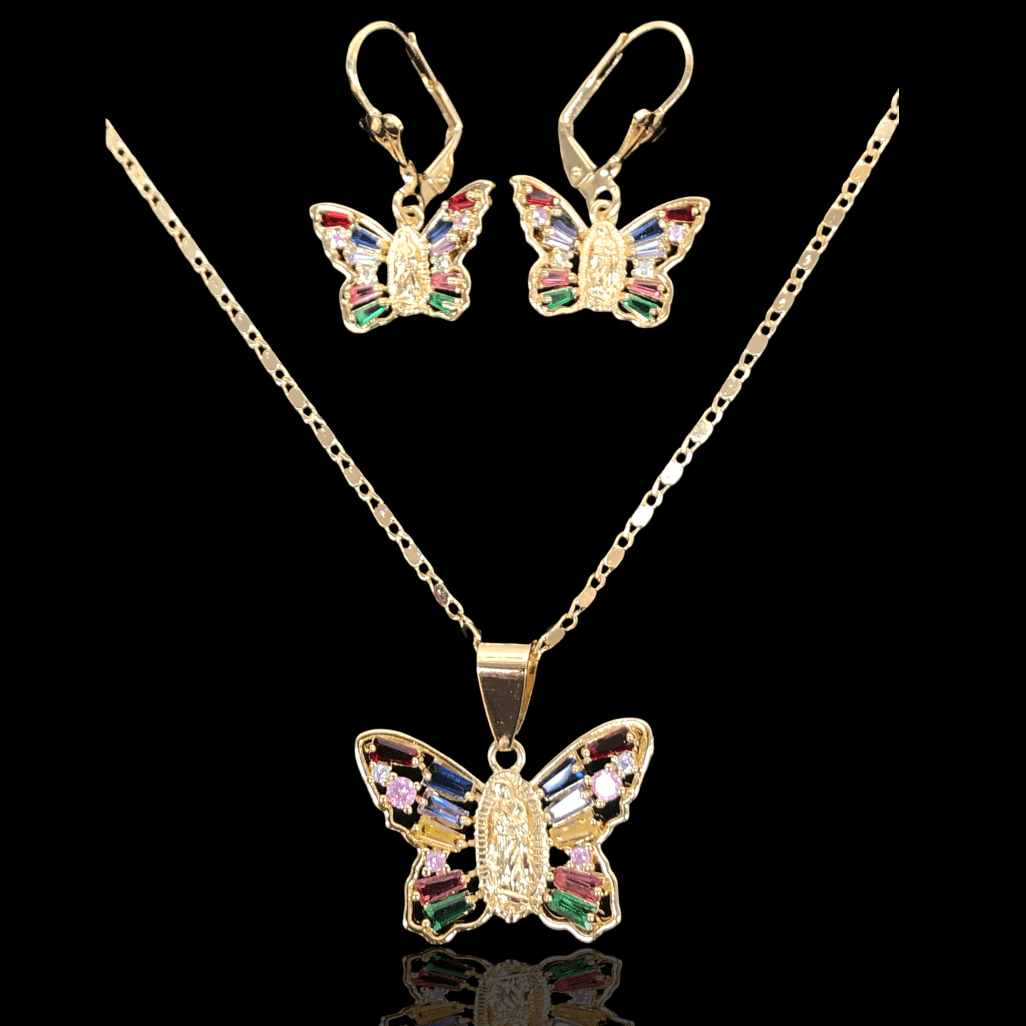 OLXS 0019 -18K Gold Filled Oro Laminado - KUANIA