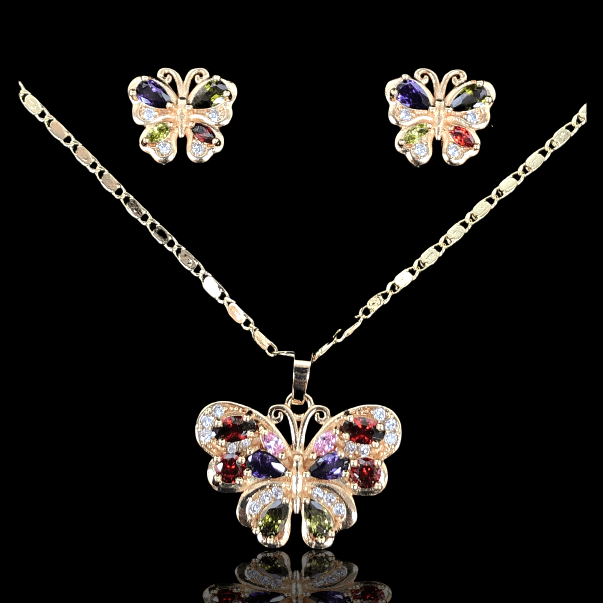 OLXS 0032 -18K Gold Filled Oro Laminado NEW - KUANIA