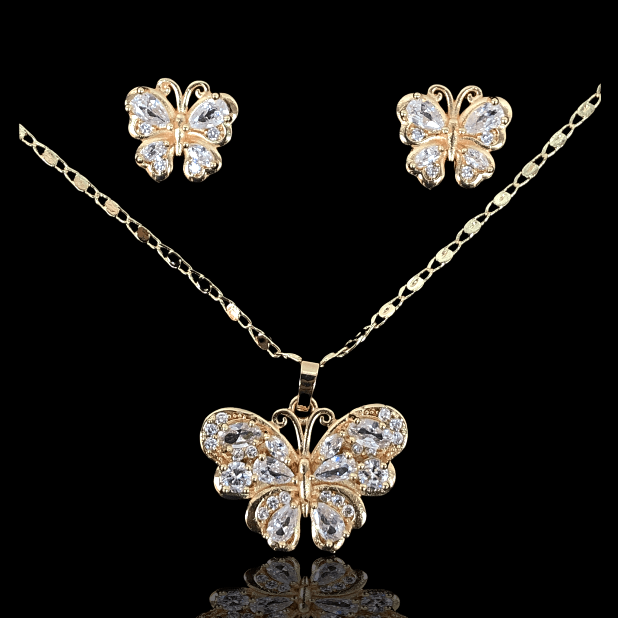 OLXS 0032 -18K Gold Filled Oro Laminado NEW - KUANIA