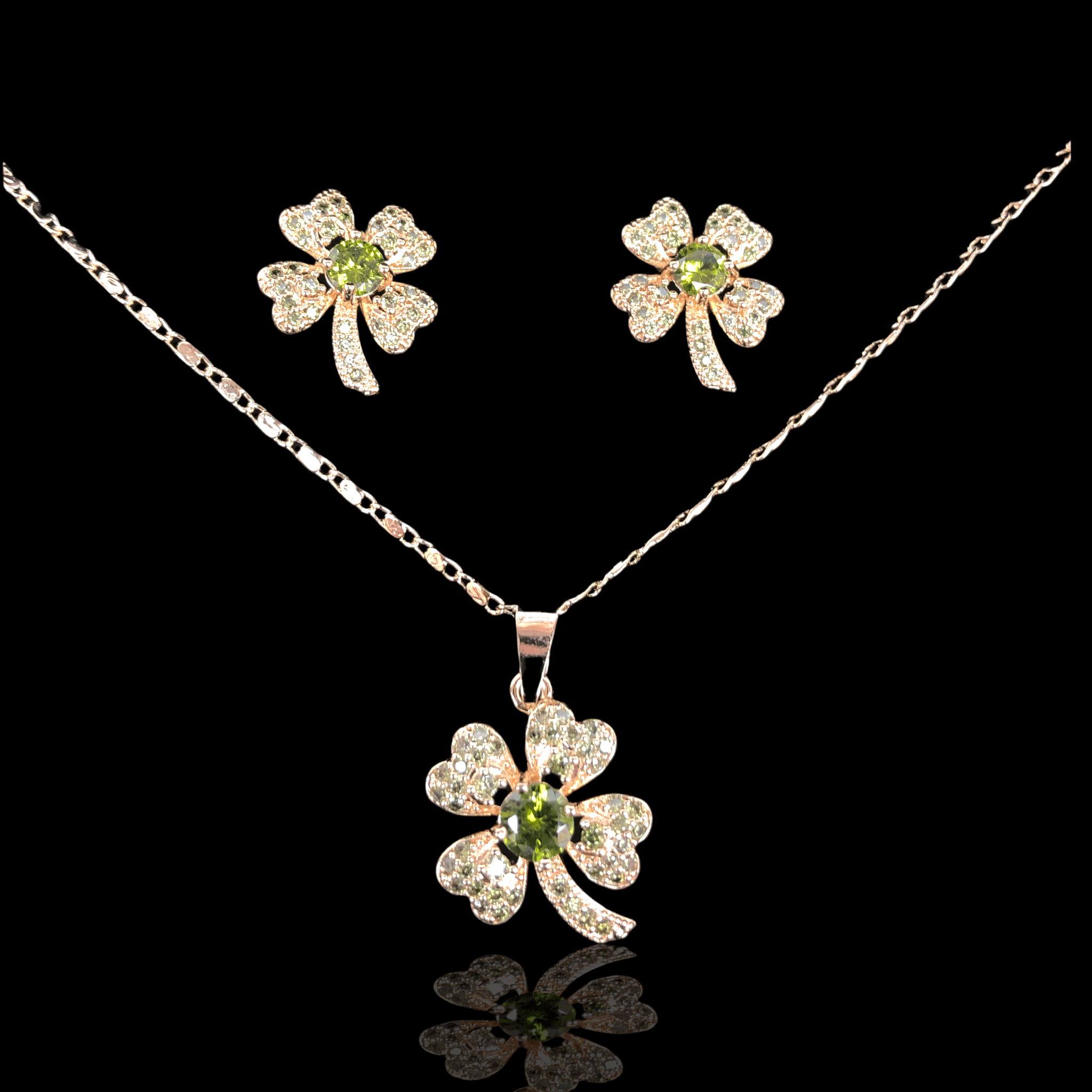 OLXS 0033 -18K Gold Filled Oro Laminado SET - KUANIA