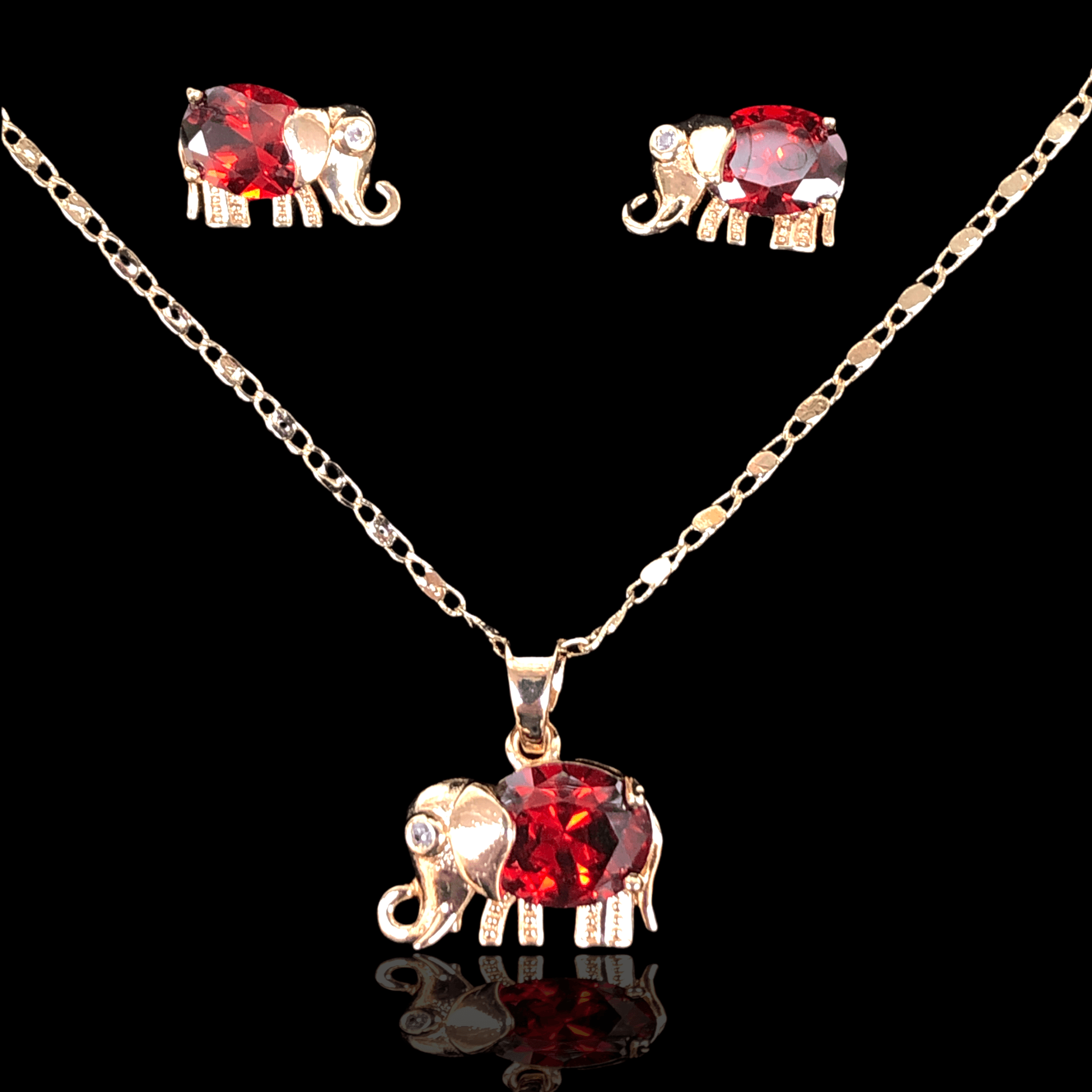 OLXS 0038 -18K Gold Filled Oro Laminado SET - KUANIA