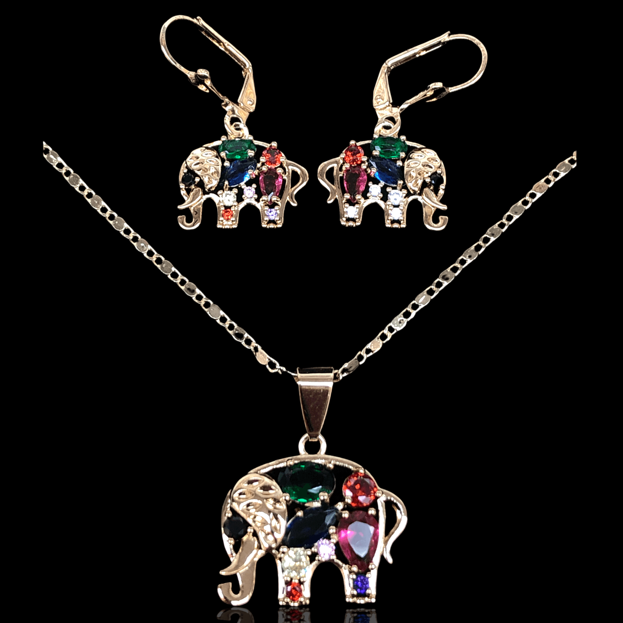 OLXS 0040 -18K Gold Filled Oro Laminado SET - KUANIA