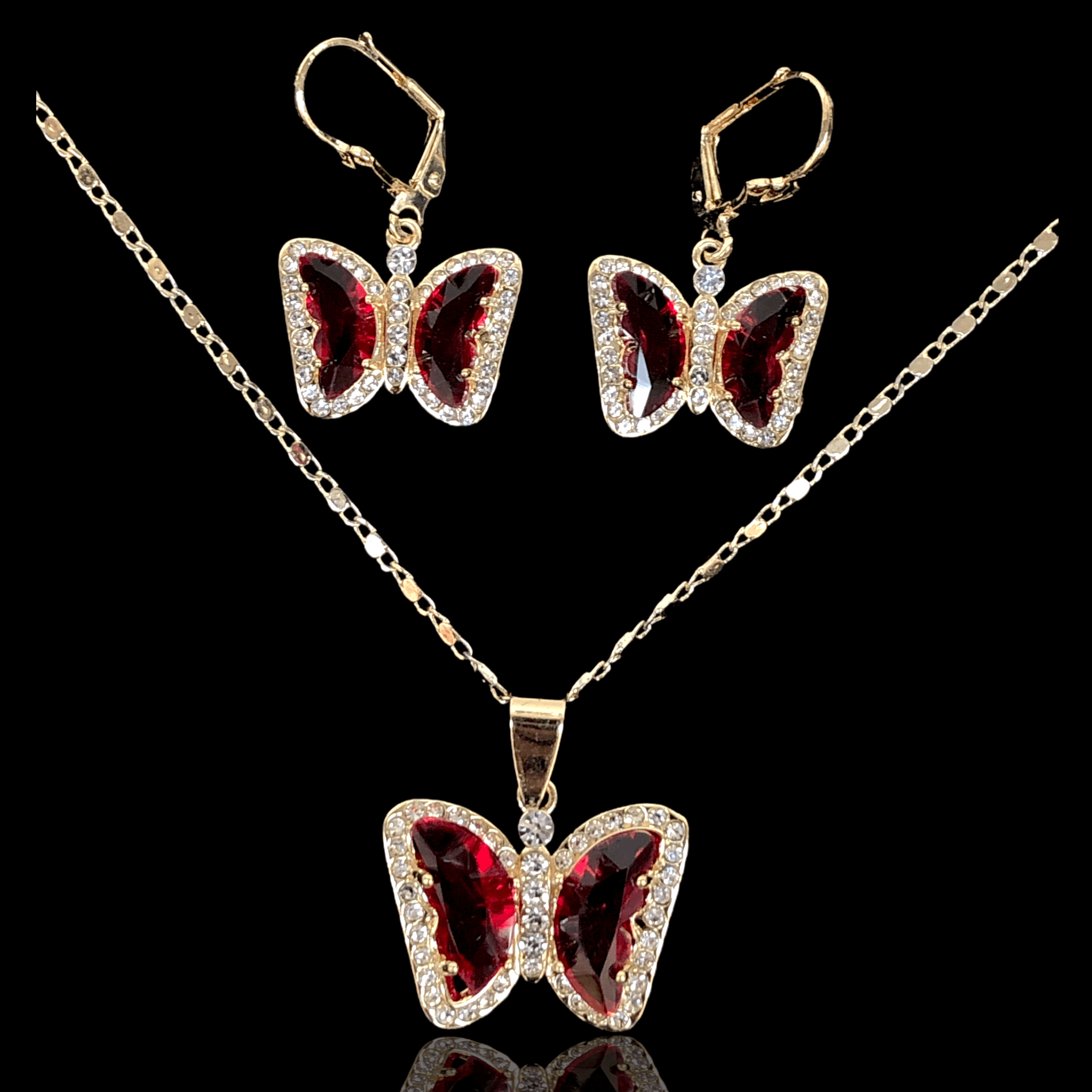 OLXS 0044 -18K Gold Filled Oro Laminado NEW - KUANIA