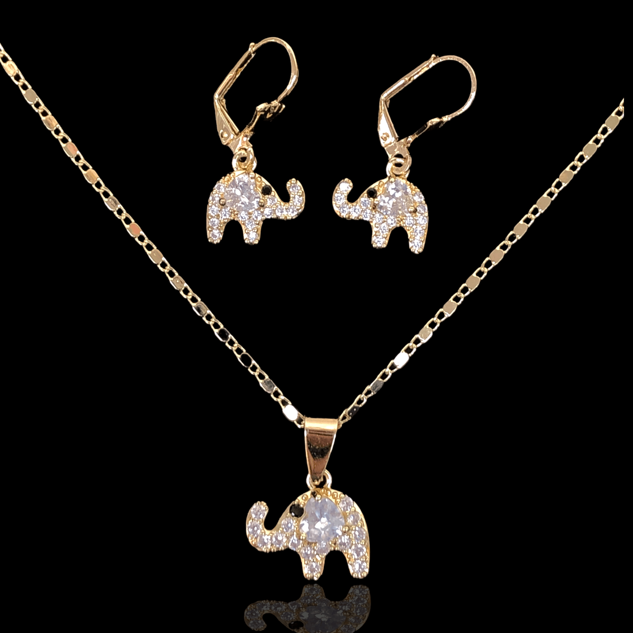 OLXS 0050 -18K Gold Filled Oro Laminado NEW, SET - KUANIA