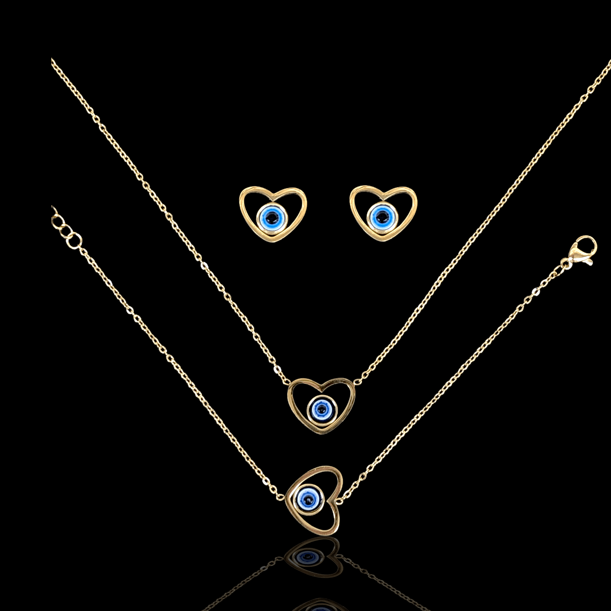 OLXS 0092 -18K Gold Filled Oro Laminado NEW, SET - KUANIA