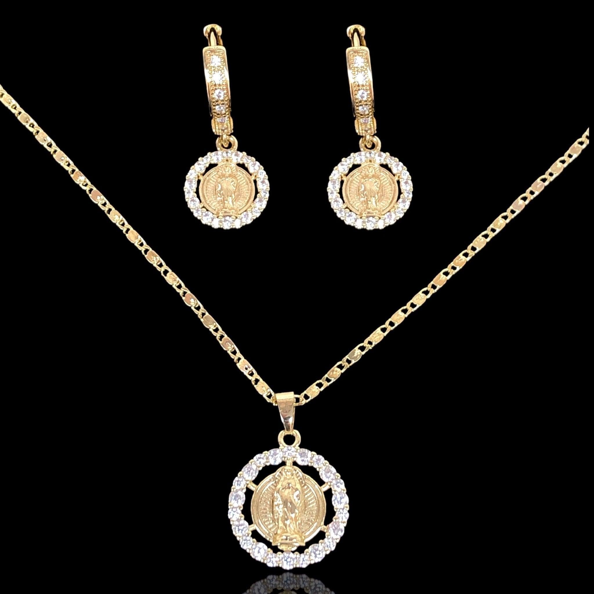 OLXS 0101 -18K Gold Filled Oro Laminado NEW, SET - KUANIA