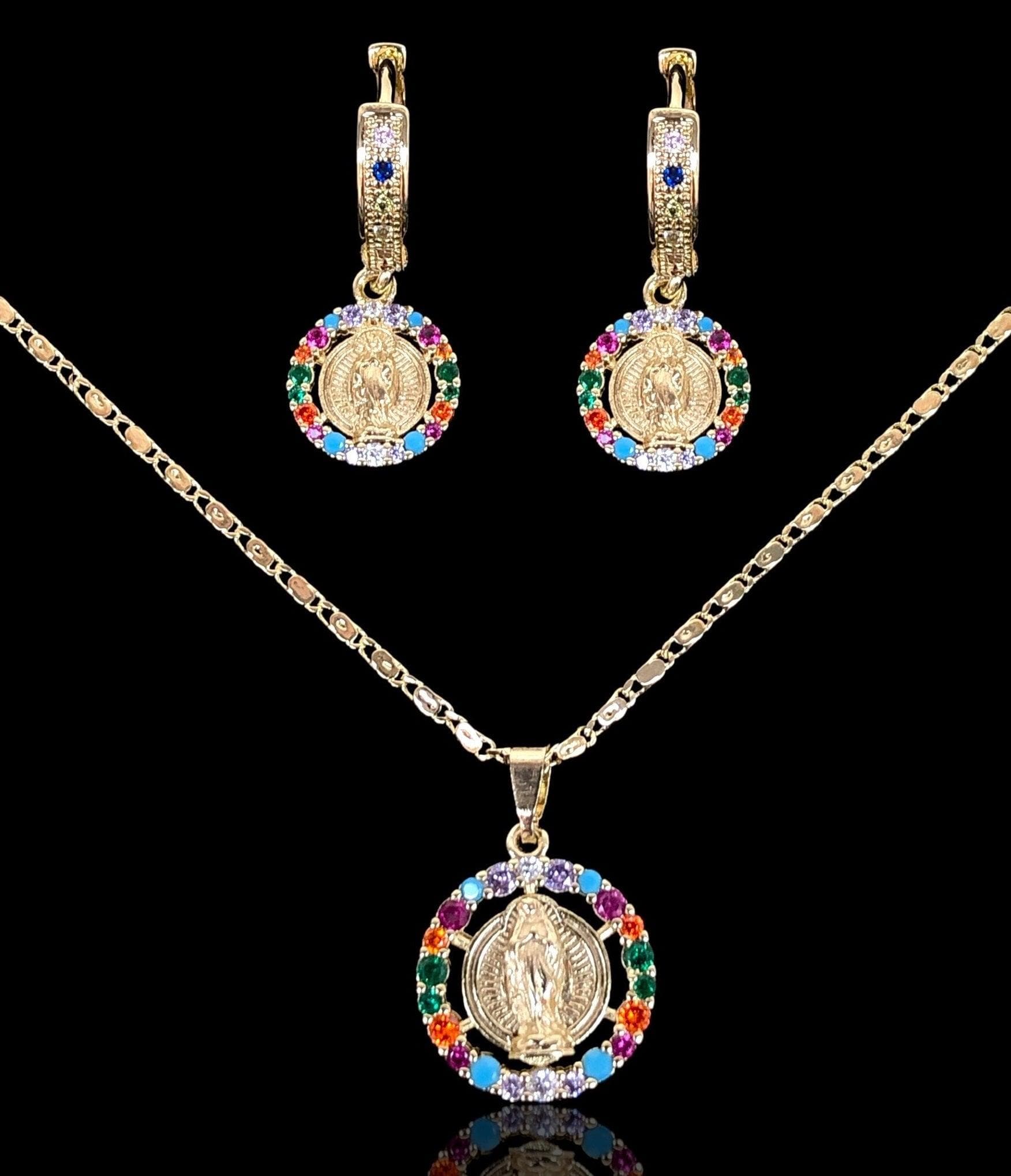 OLXS 0101 -18K Gold Filled Oro Laminado NEW, SET - KUANIA