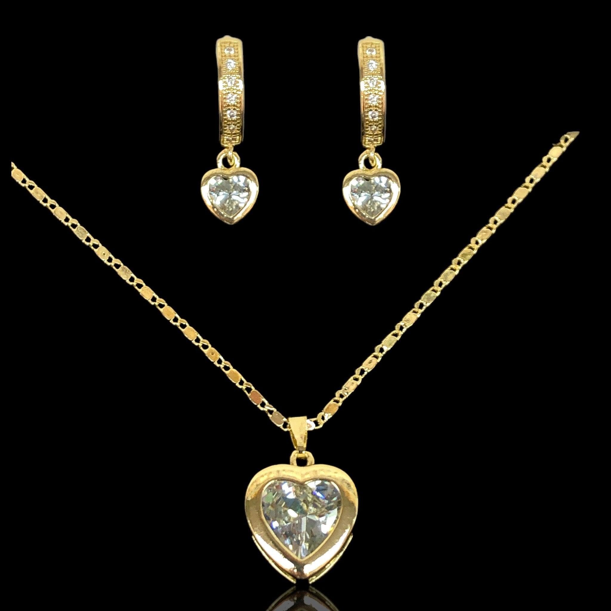 OLXS 0103 -18K Gold Filled Oro Laminado NEW, SET - KUANIA