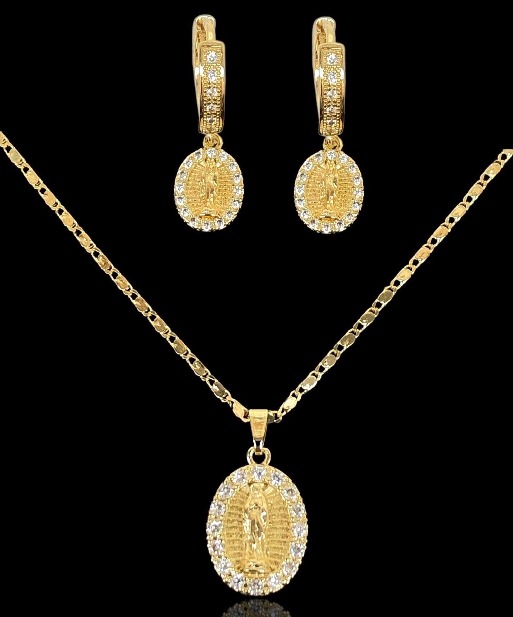 OLXS 0104 -18K Gold Filled Oro Laminado NEW, SET - KUANIA