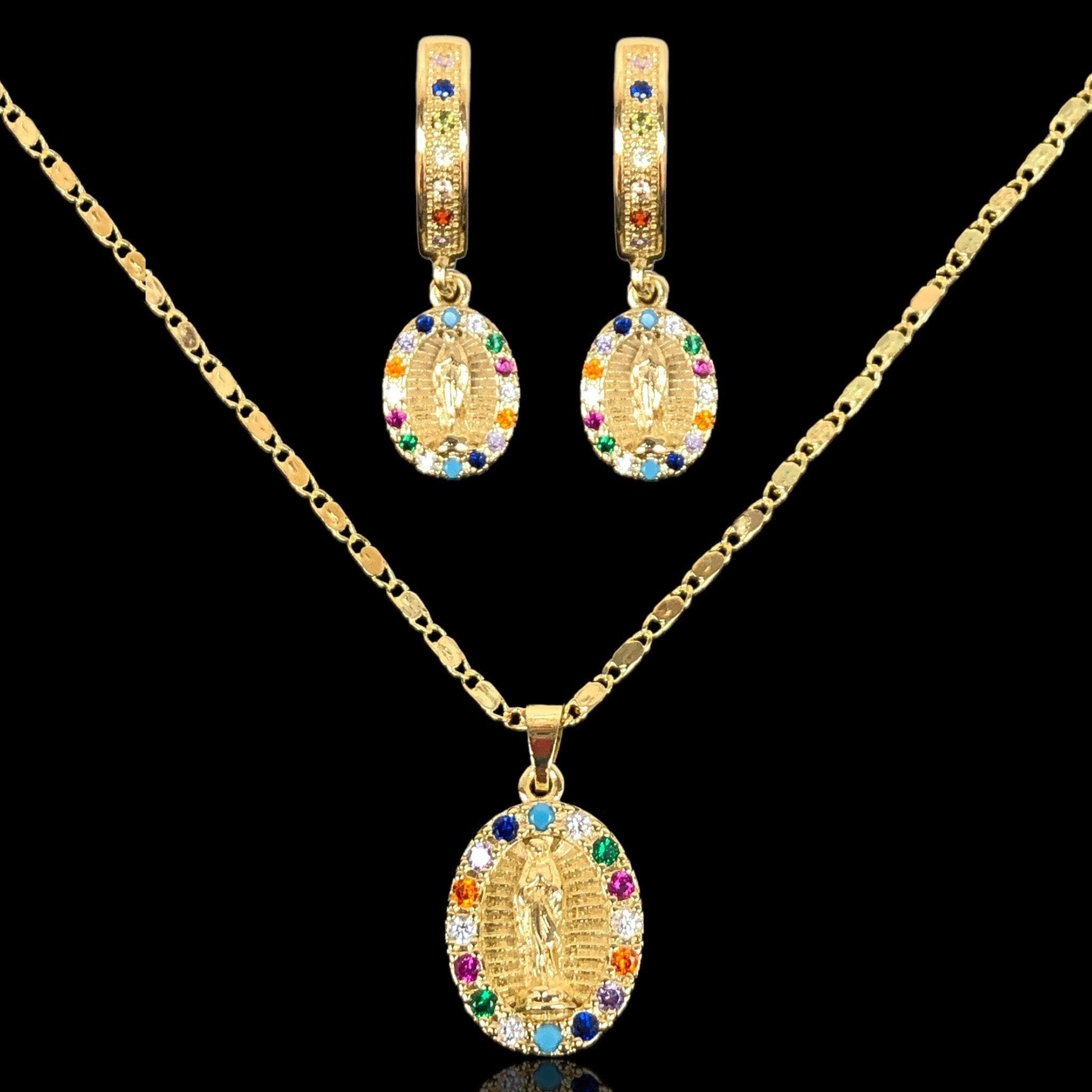 OLXS 0104 -18K Gold Filled Oro Laminado NEW, SET - KUANIA