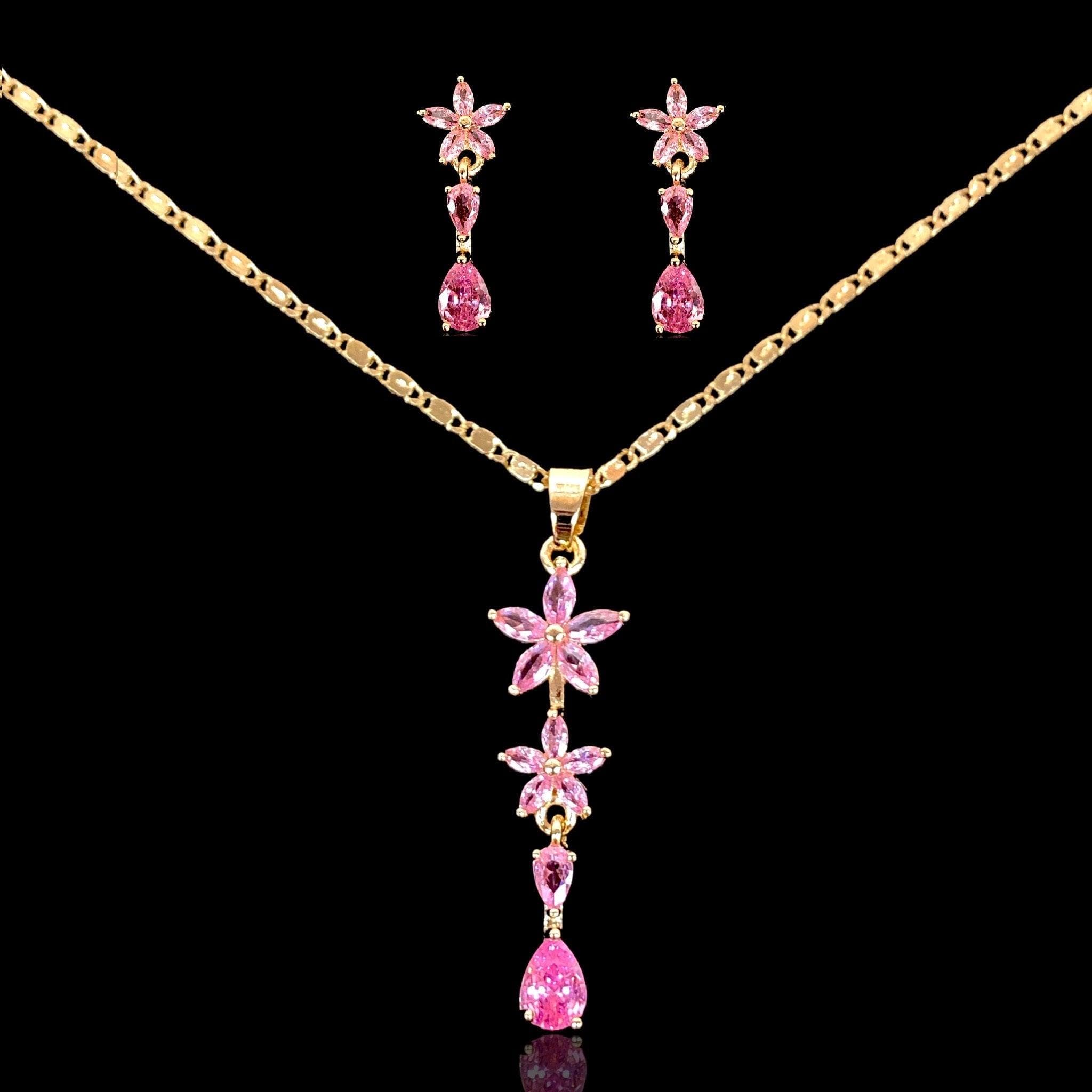 OLXS 0109 -18K Gold Filled Oro Laminado NEW, SET - KUANIA