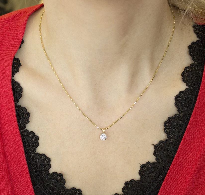 18K Gold Filled 1.2mm Gilded Bar and Ball Bead Chain (Pack of 12)