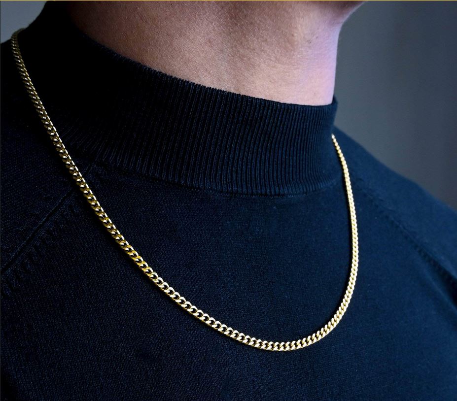 18K Gold Filled 3.5mm Miami Cuban Chain (Pack of 6)