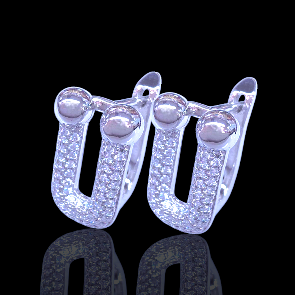 Gold Filled Oro Laminado Lucky Irish Horseshoe Huggie Earrings
