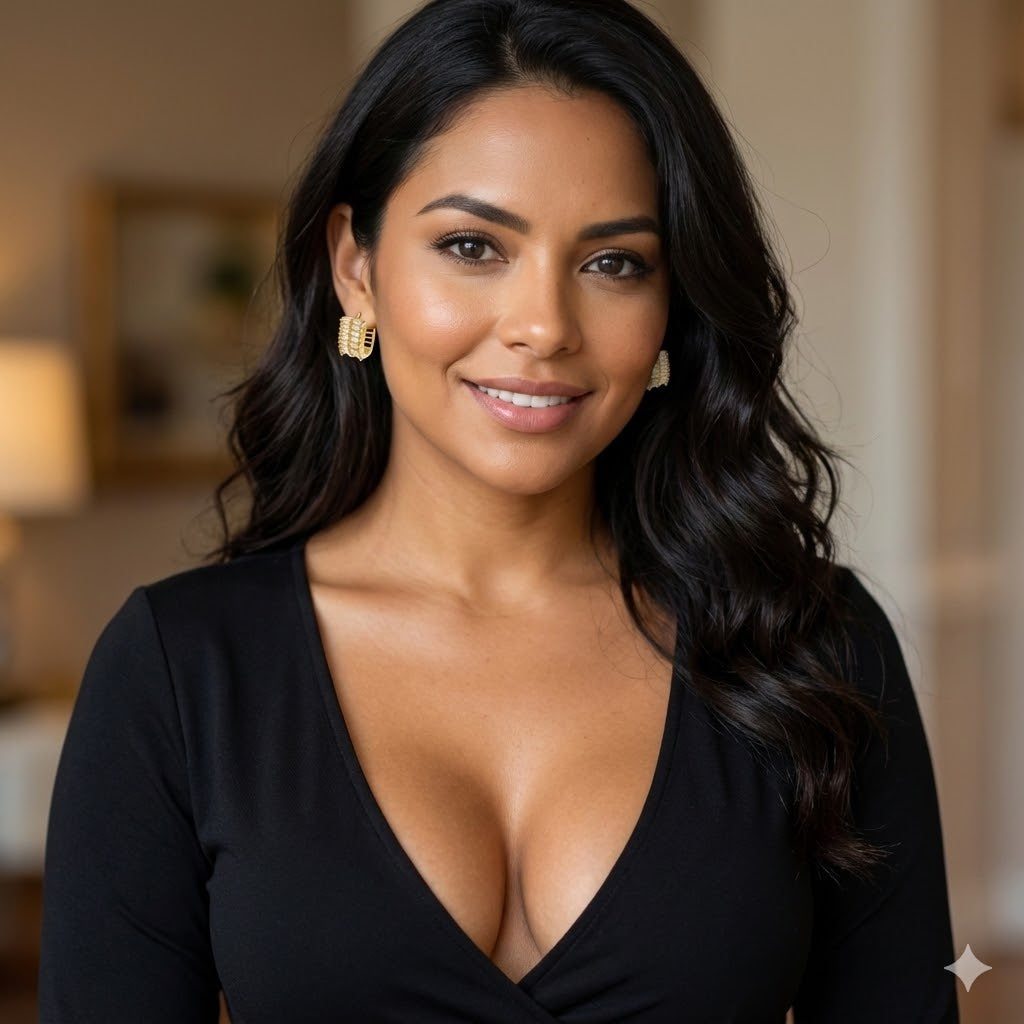 Gold Filled Oro Laminado Moroccan Desert Gem Huggie Earrings