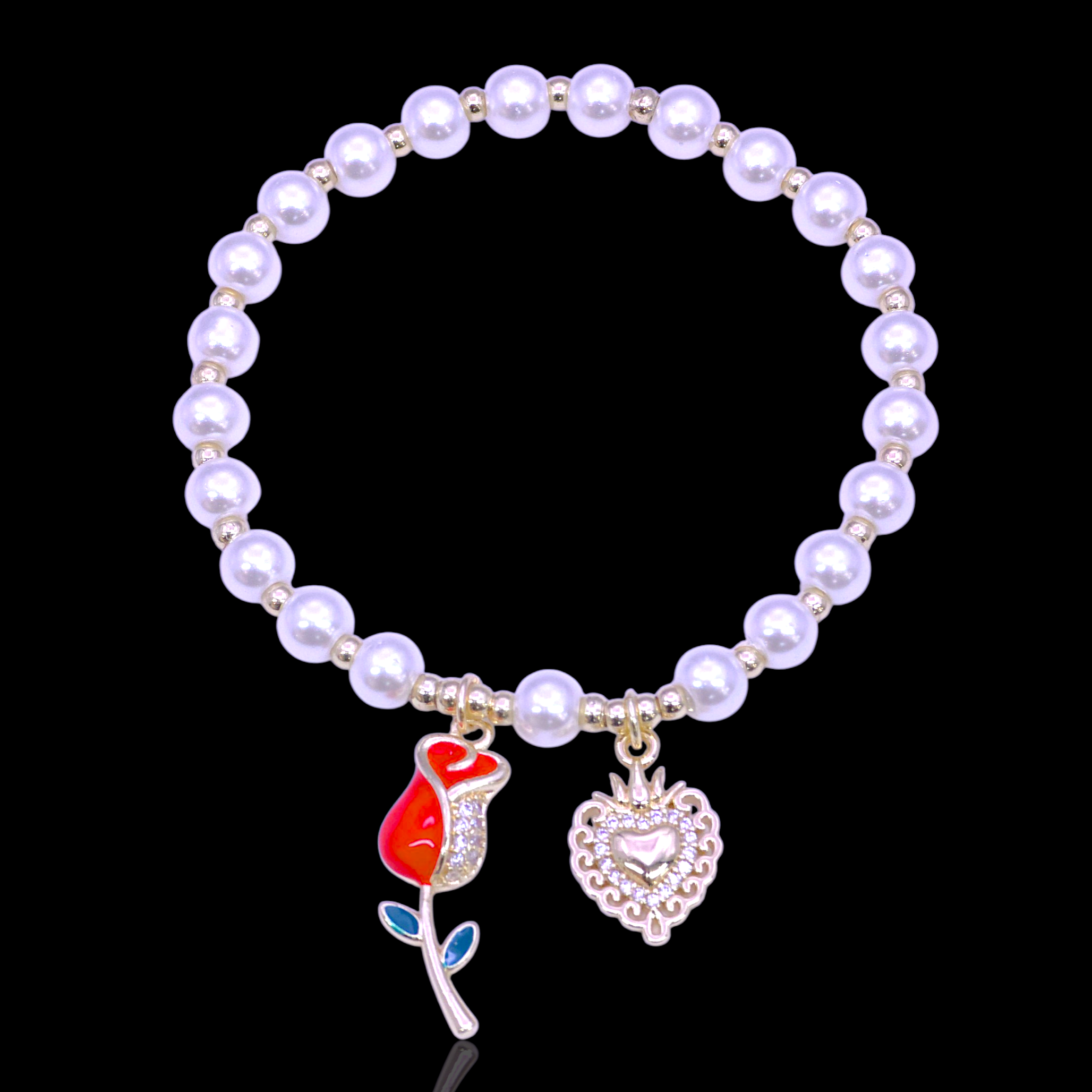Gold Filled Oro Laminado Tunisia Passion Rose Bracelet