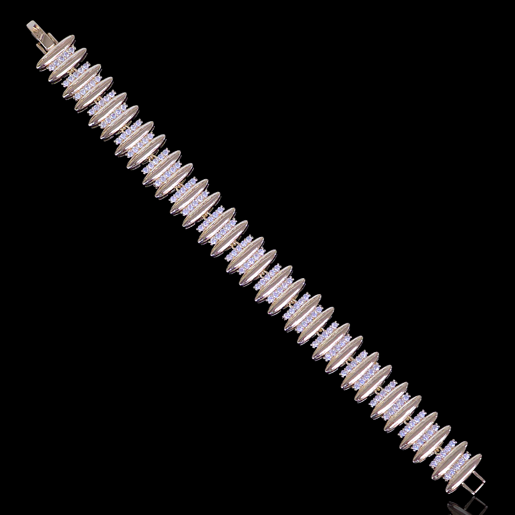 Gold Filled Oro Laminado Turkiye Princess Dowry Bracelet