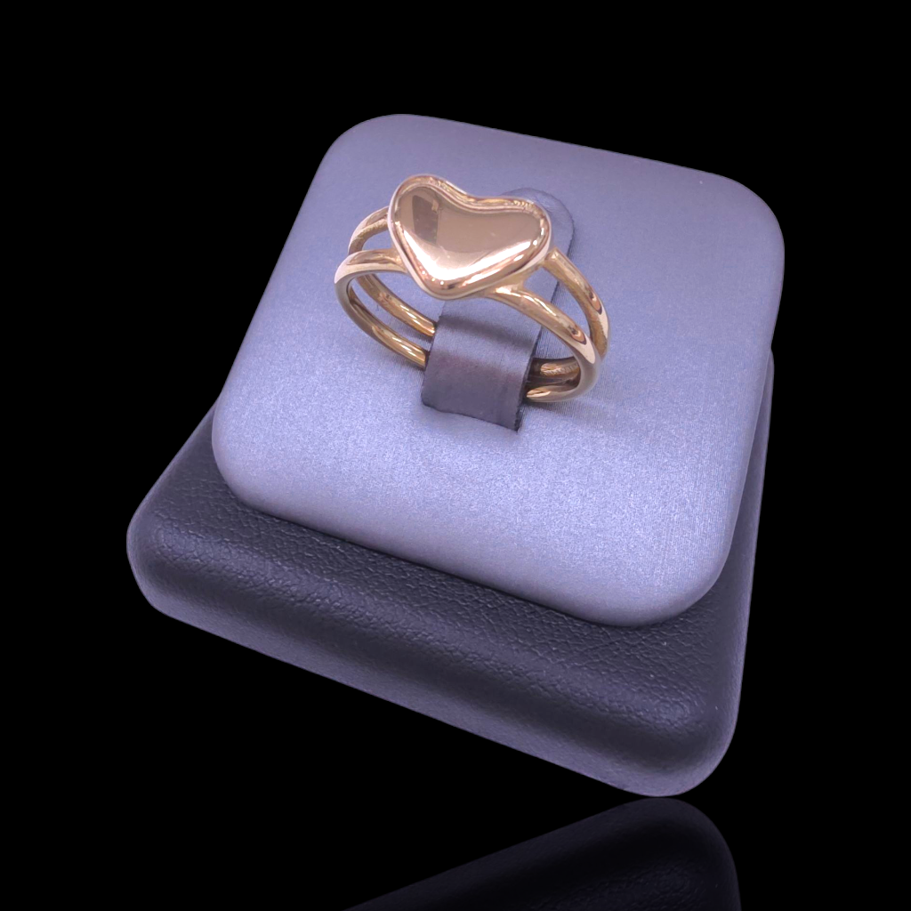 Gold Filled Stainless Steel Adamantine Oracle Heart Ring