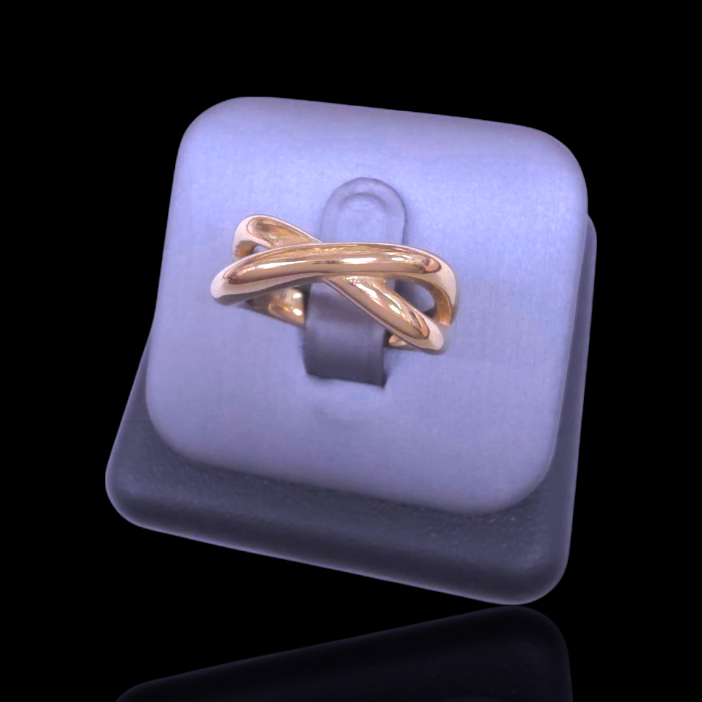 Gold Filled Stainless Steel Galaxy Infinity Love Ring