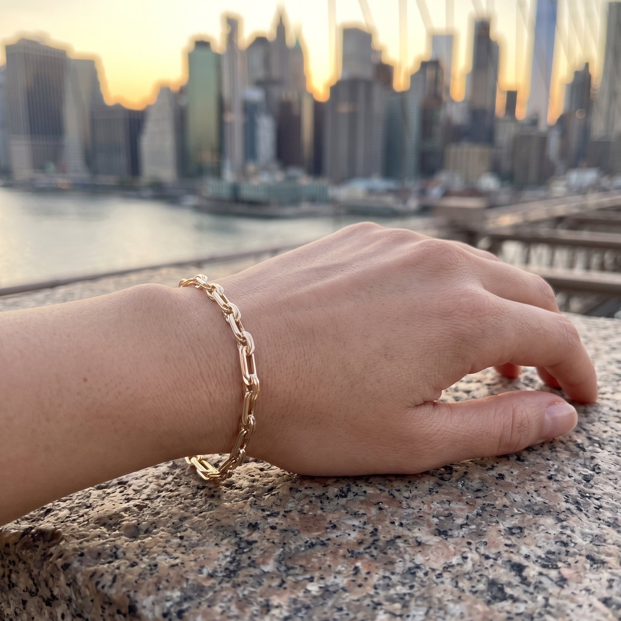 Oro Laminado Gold Filled 5mm Milano Rope Chain Bracelet