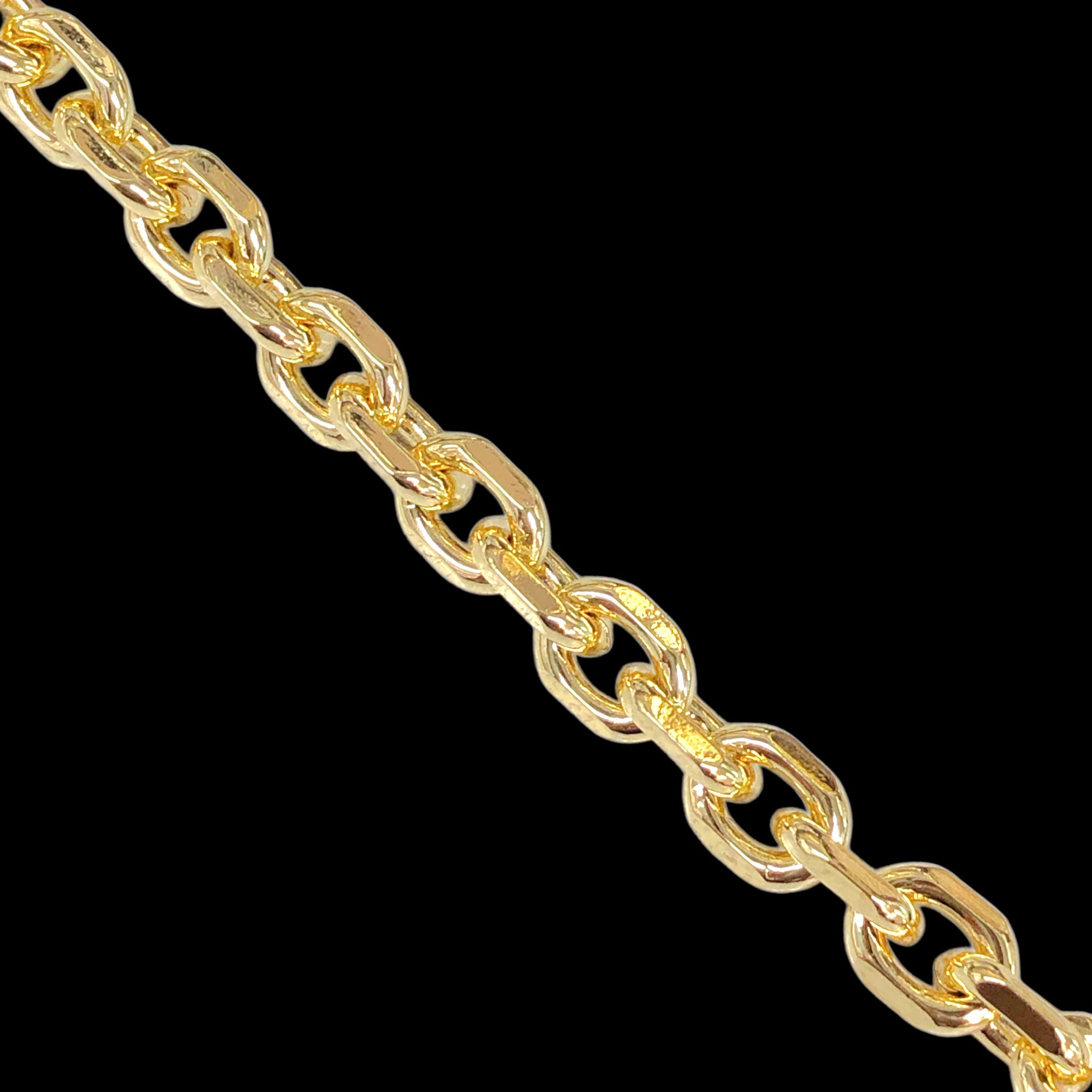 Oro Laminado Gold Filled Arabian Royal Cuban Chain Bracelet