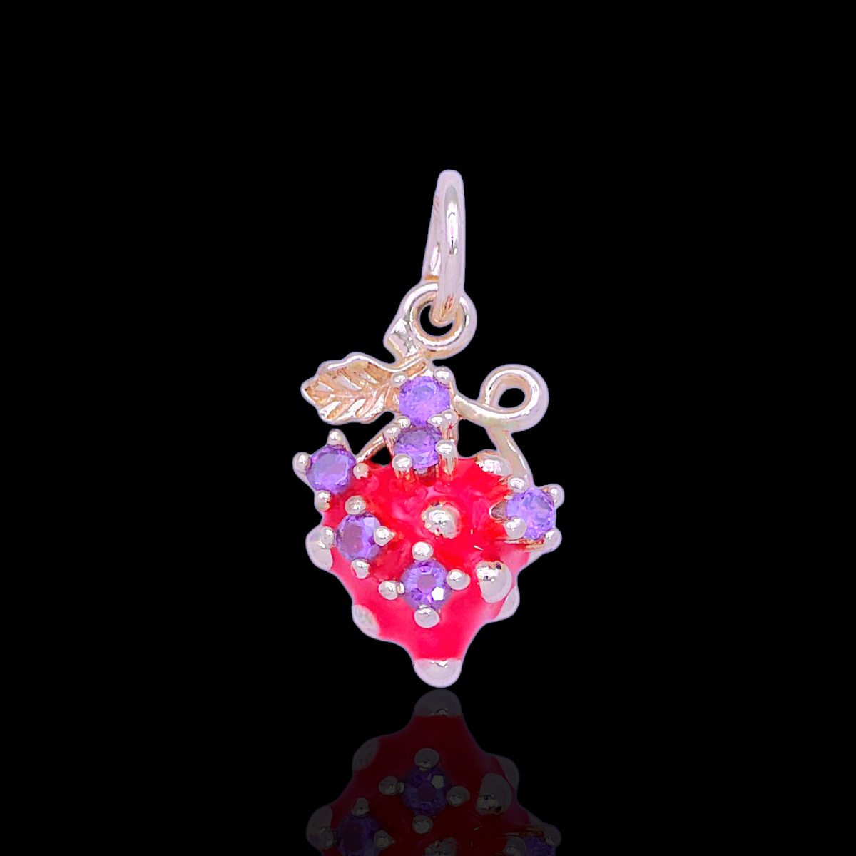 Oro Laminado Gold Filled DIY Juicy Fruit Charm Pendant