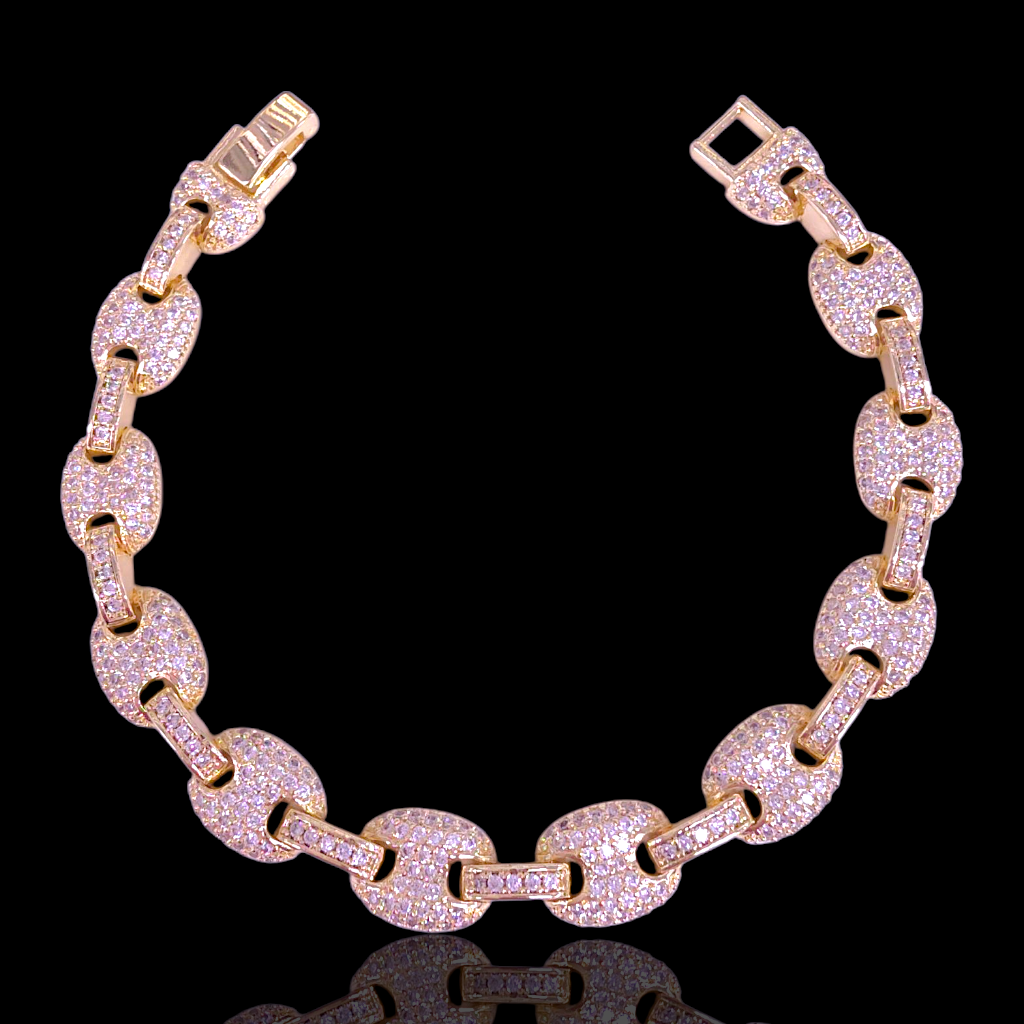 Oro Laminado Gold Filled Swiss Royal Mariner Bracelet
