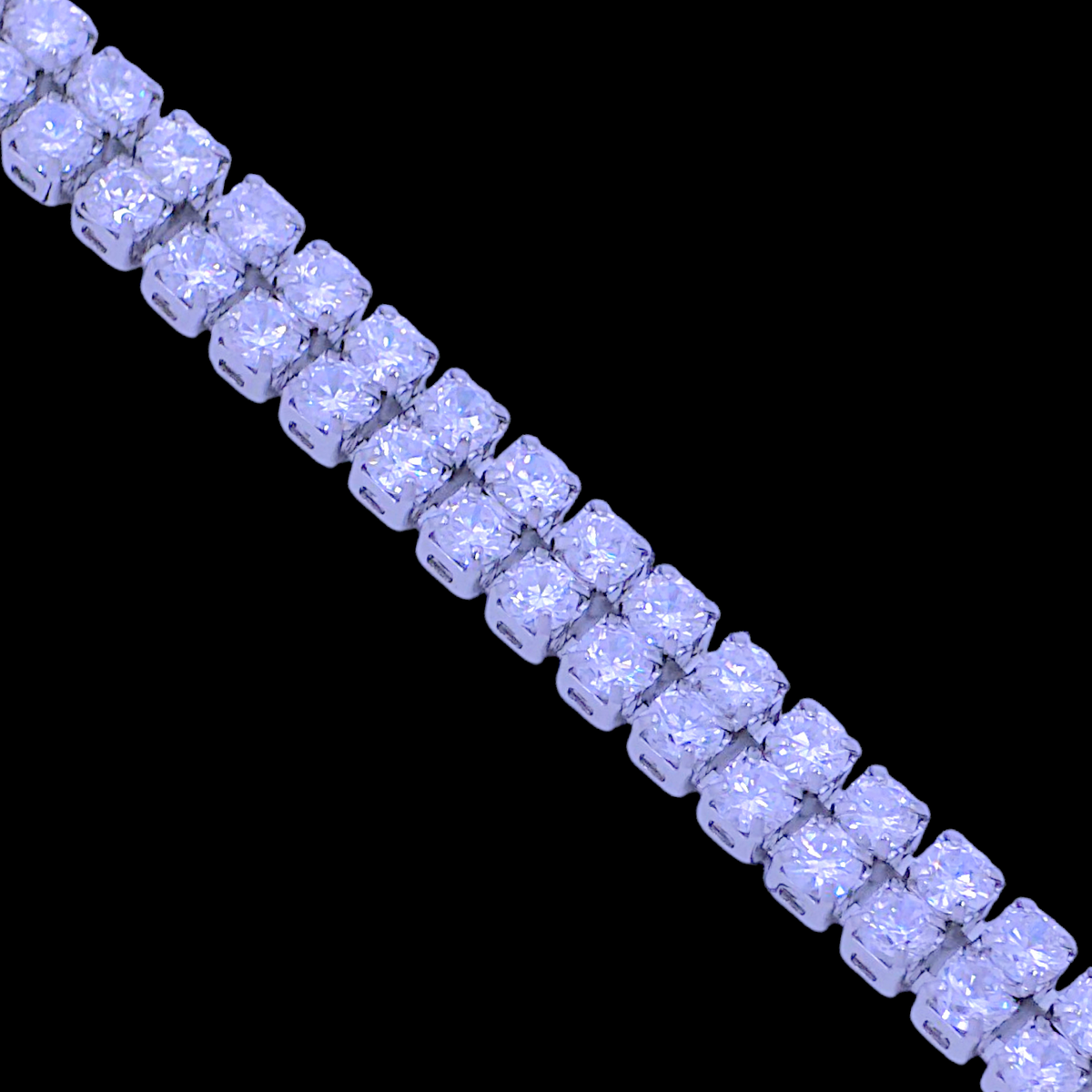 Oro Laminado Single Double Triple Layer Tennis Bracelet