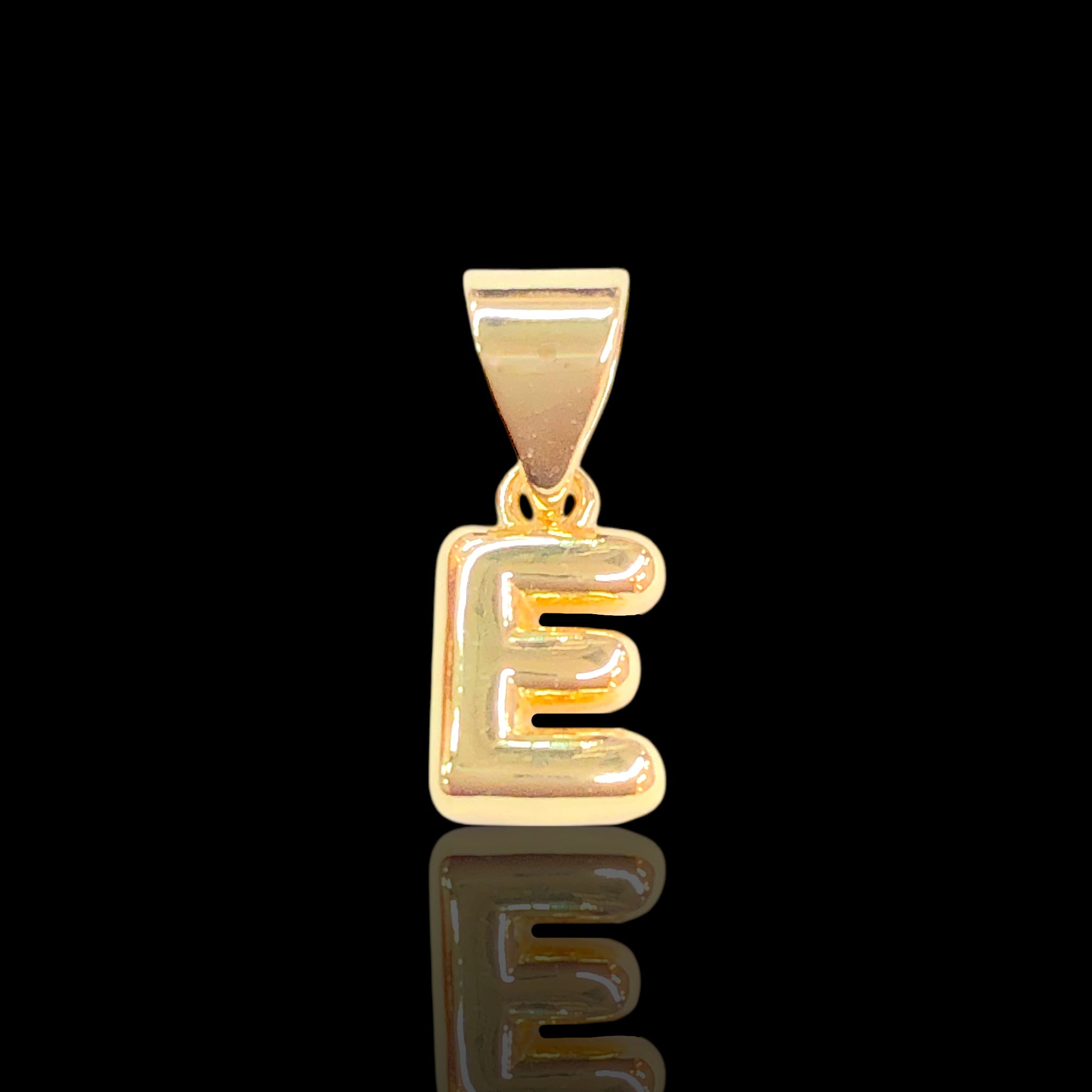 18K Gold Filled Mini Alphabet Letter Pendant - Kuania Oro Laminado