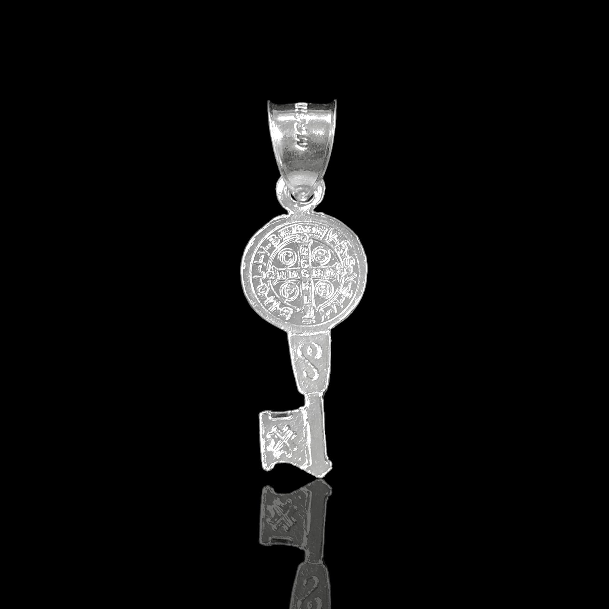 925 Sterling Silver San Benito Key Pendant - Kuania 925 Sterling Silver