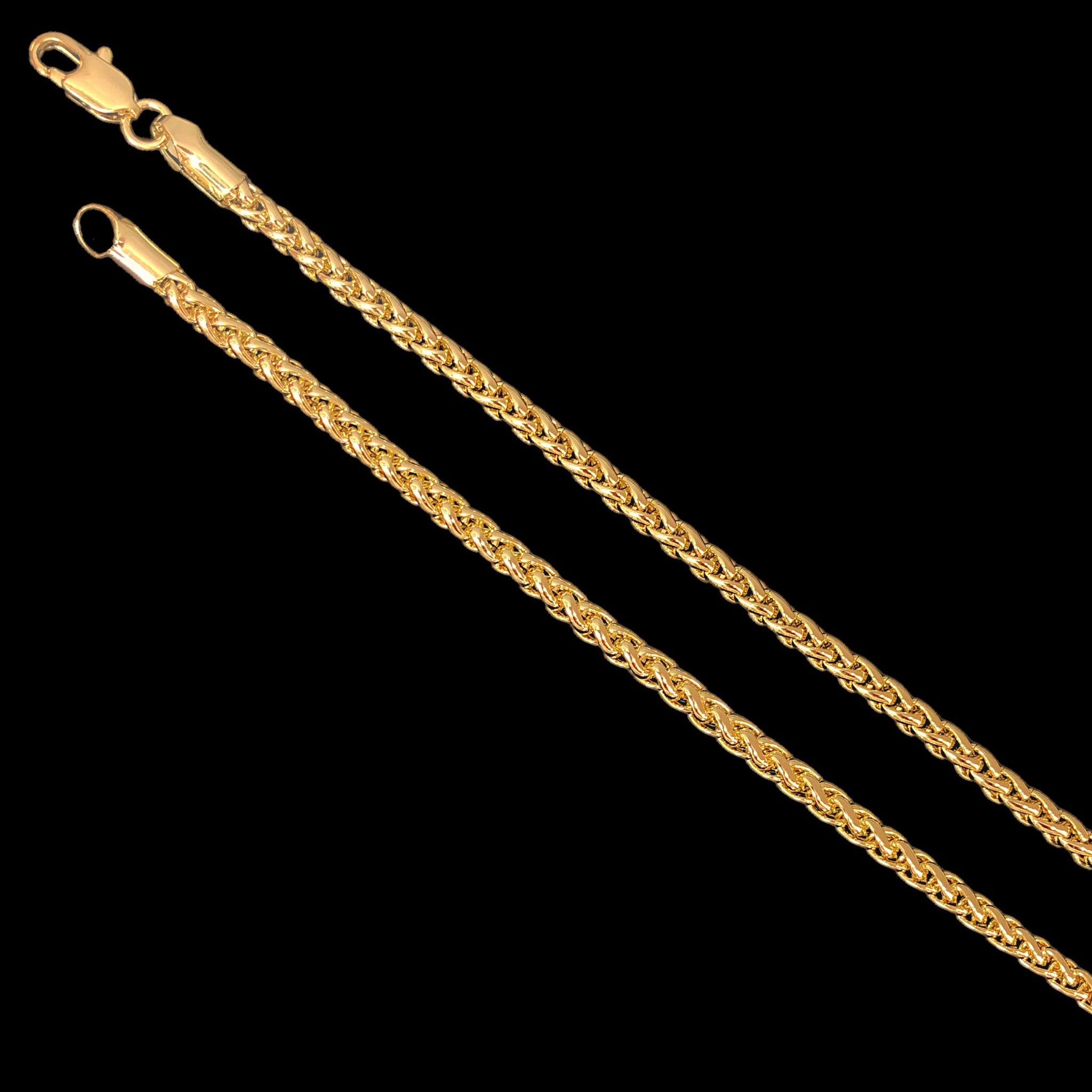 18K Gold Filled 3mm Milano Snapdragon Chain (Pack of 6)