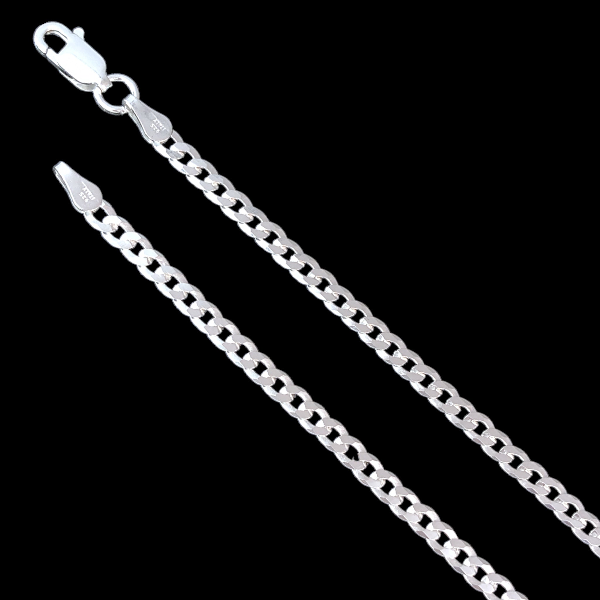 925 Sterling Silver 2.9mm Curb Chain