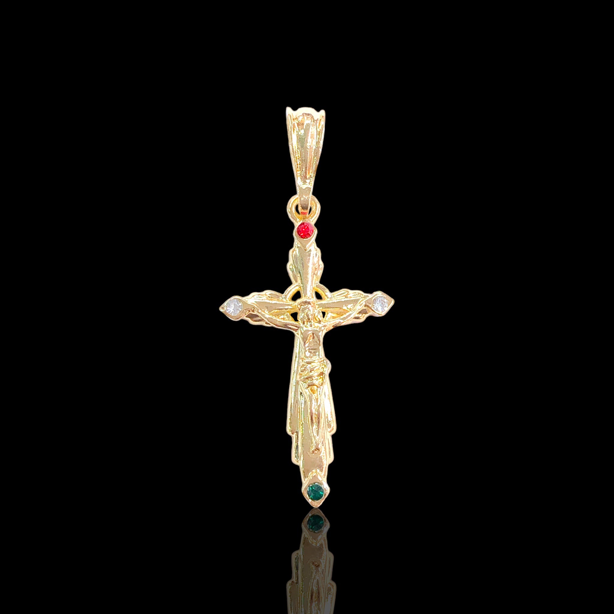 18K Gold Filled Jesus Cross Pendant